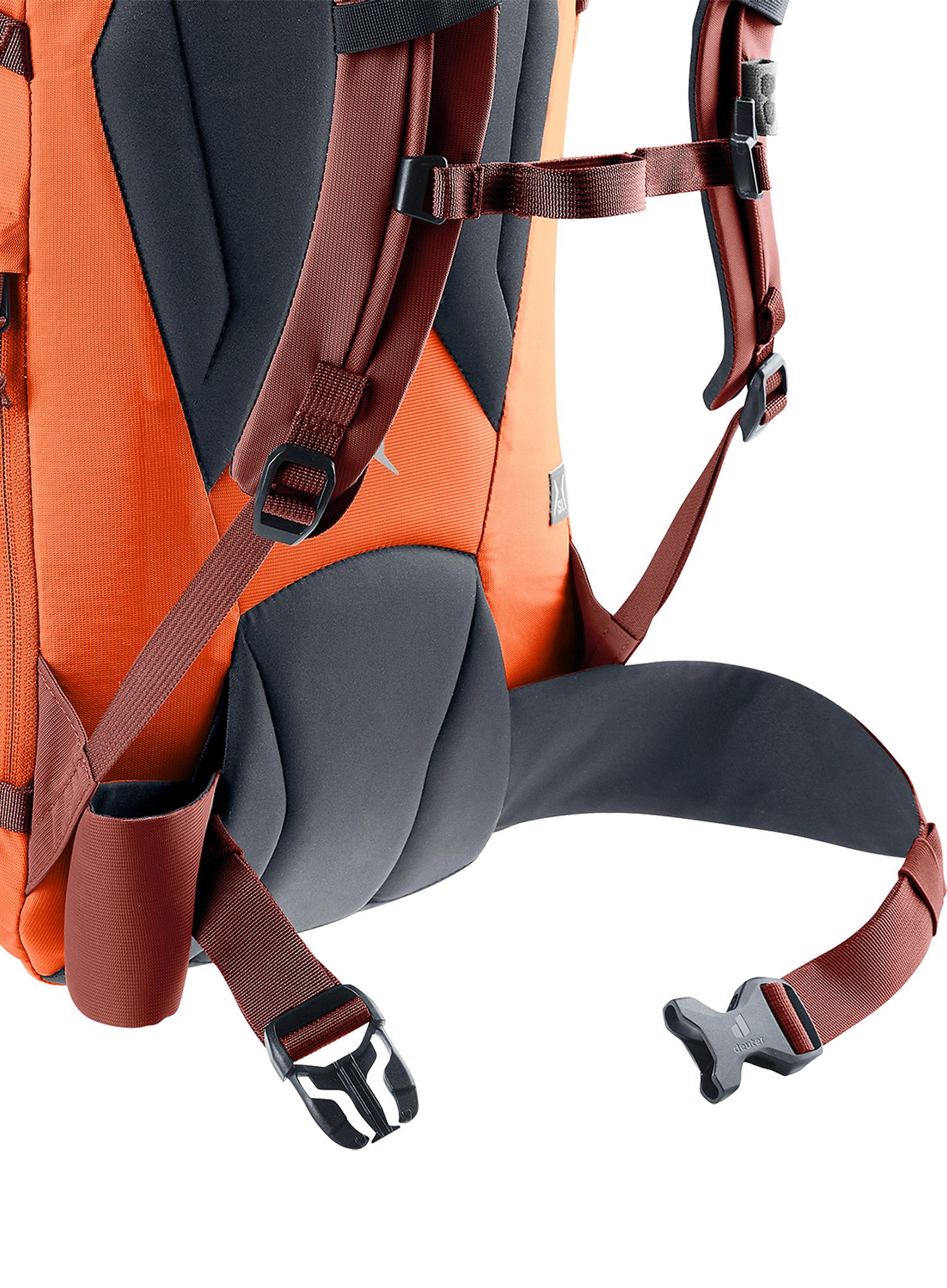 Ženski planinarski ruksak Deuter Guide 28 SL - papaya/redwood