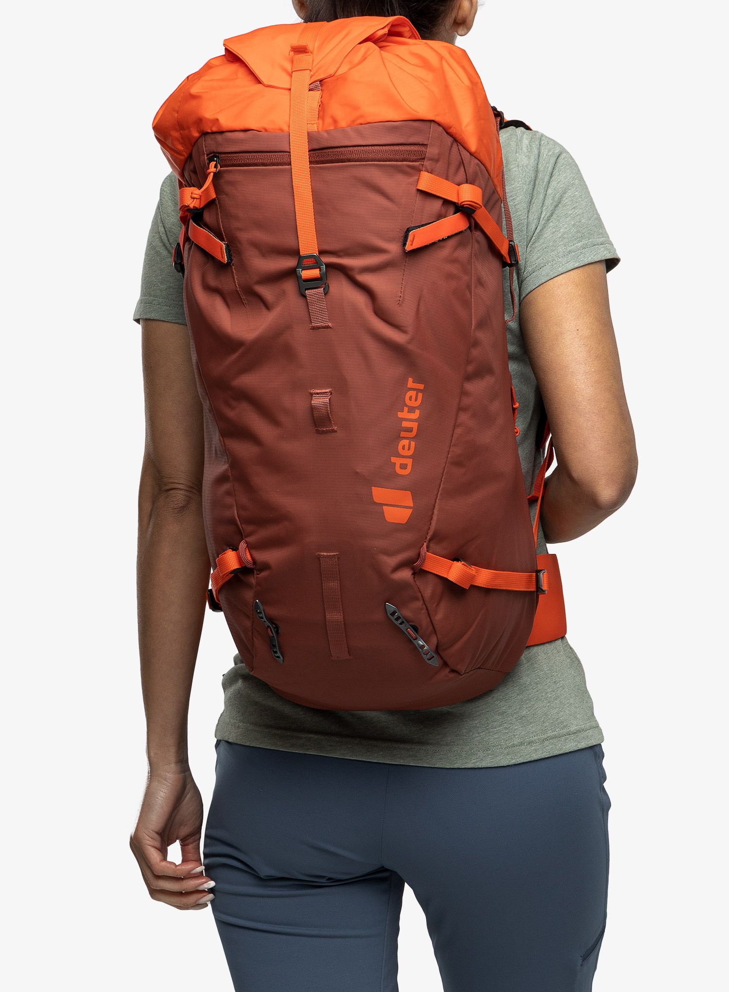 Planinarski ruksak Deuter Guide 30 - redwood/papaya
