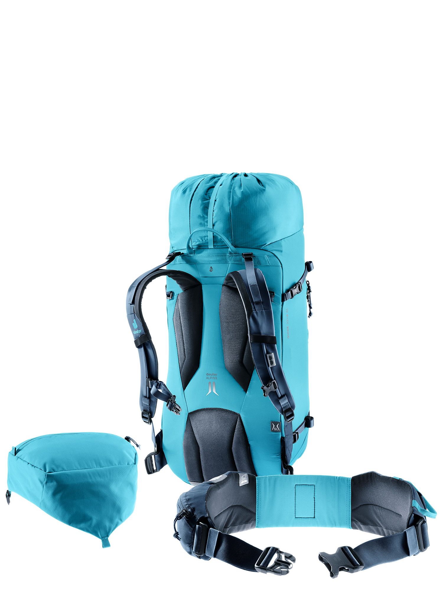Ženski planinarski ruksak Deuter Guide 32+ SL - lagoon/ink