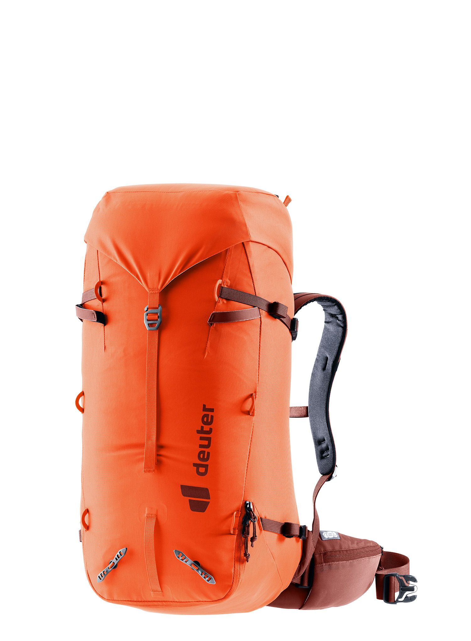 Ženski planinarski ruksak Deuter Guide 32+ SL - papaya/redwood