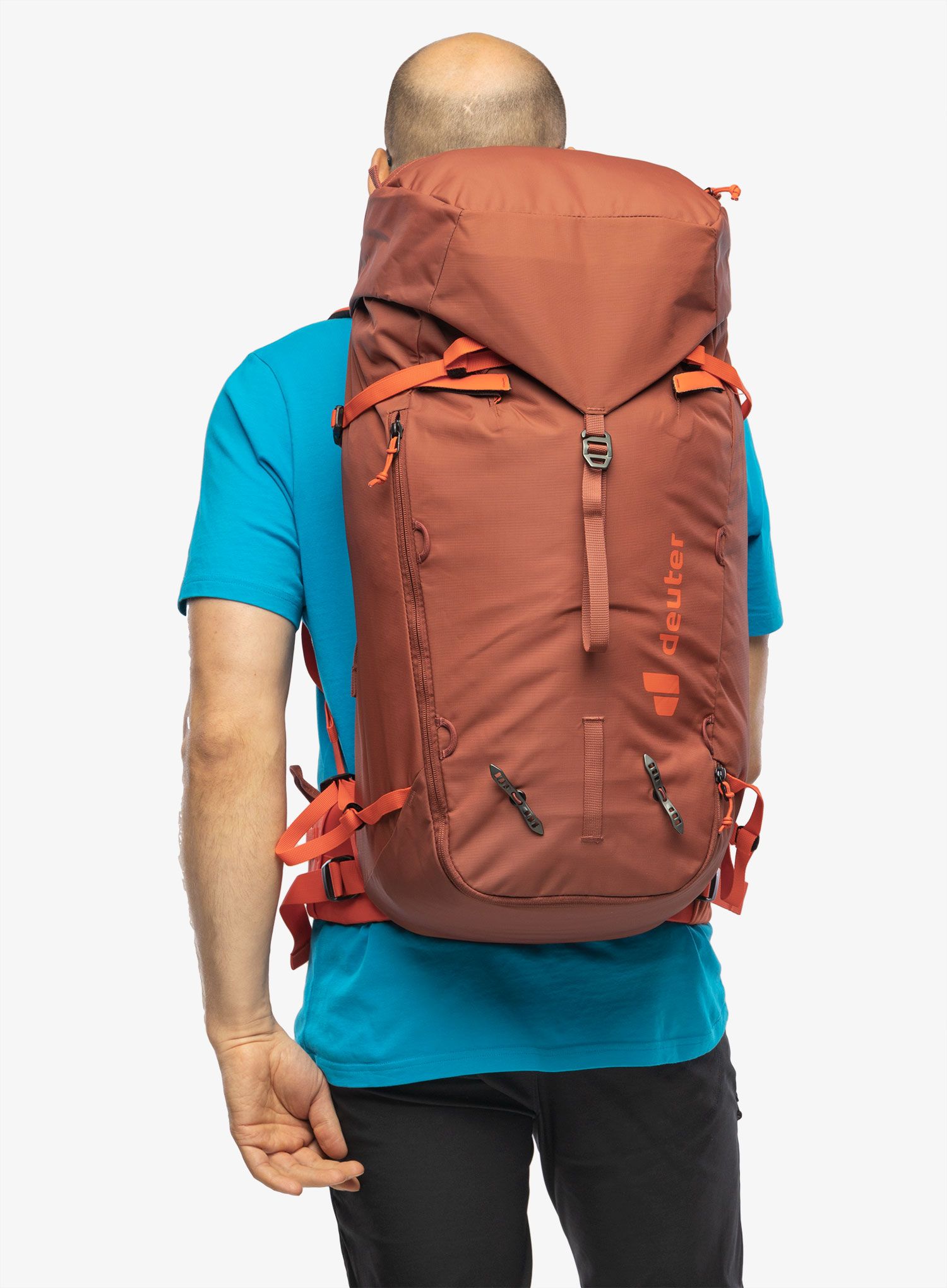 Planinarski ruksak Deuter Guide 44+ - redwood/papaya