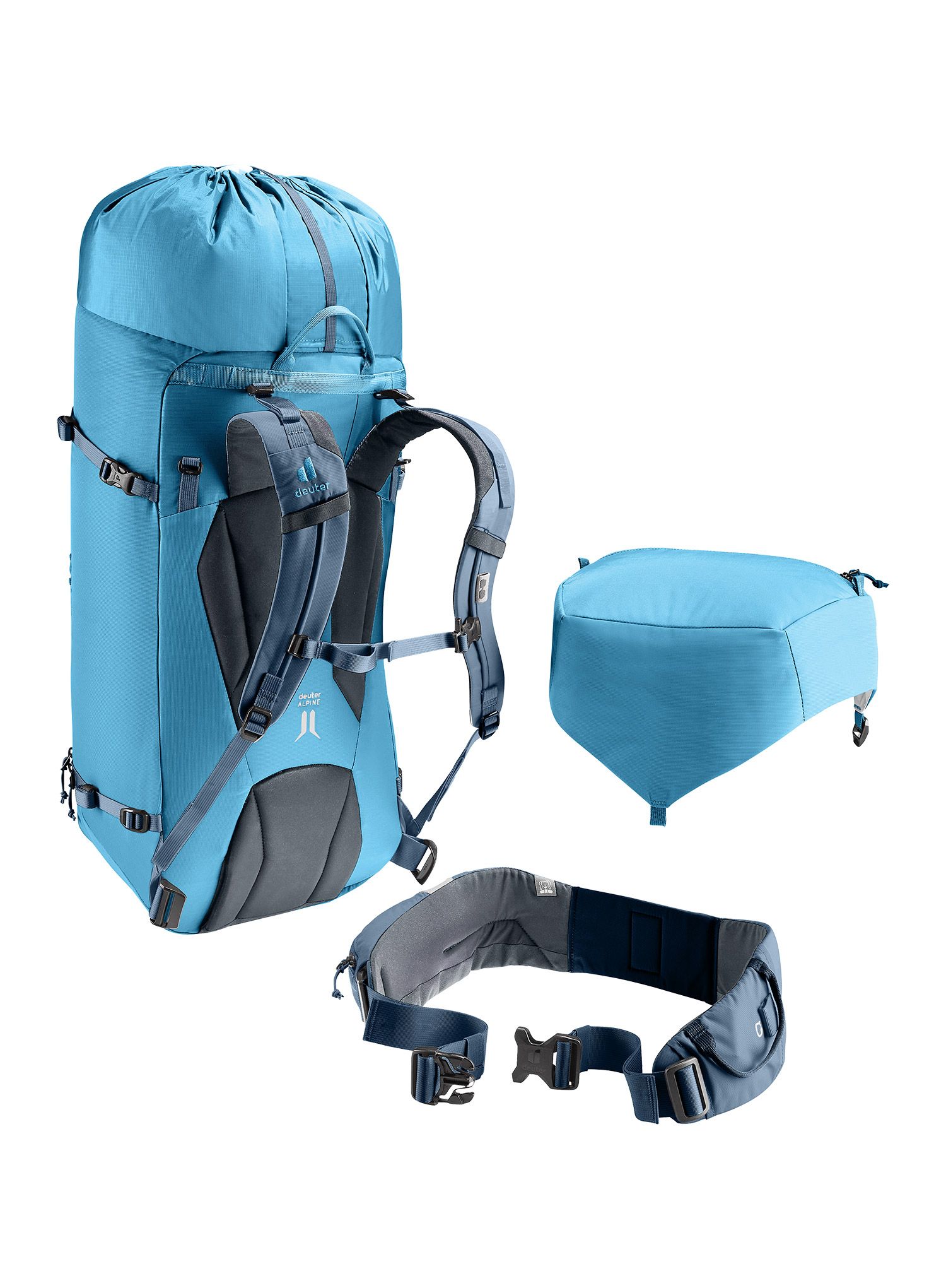 Planinarski ruksak Deuter Guide 44+8 - wave/ink