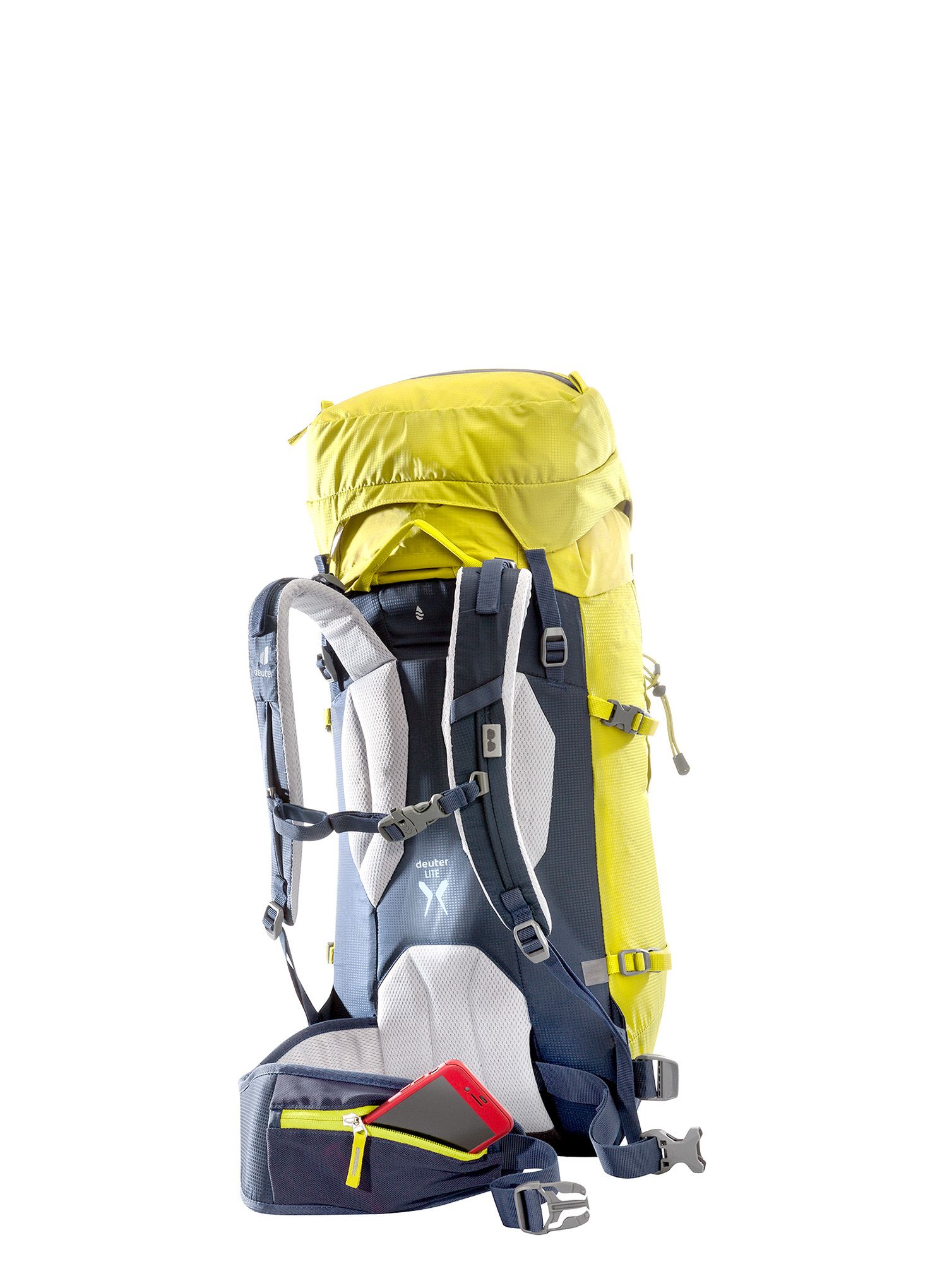 Ženski planinarski ruksak Deuter Guide Lite 28+ SL - greencurry/navy