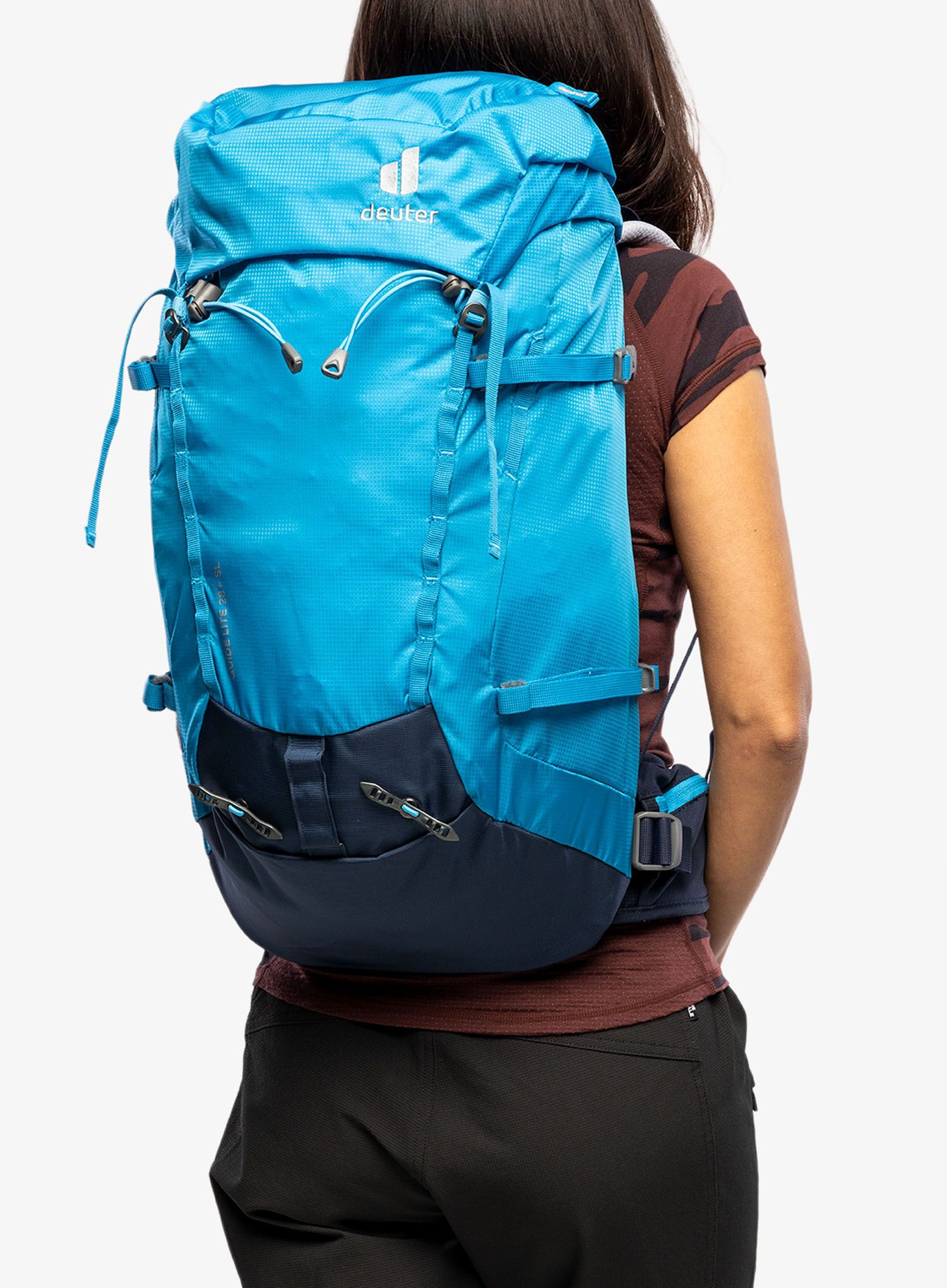 Ženski planinarski ruksak Deuter Guide Lite 28+ SL - azure/navy