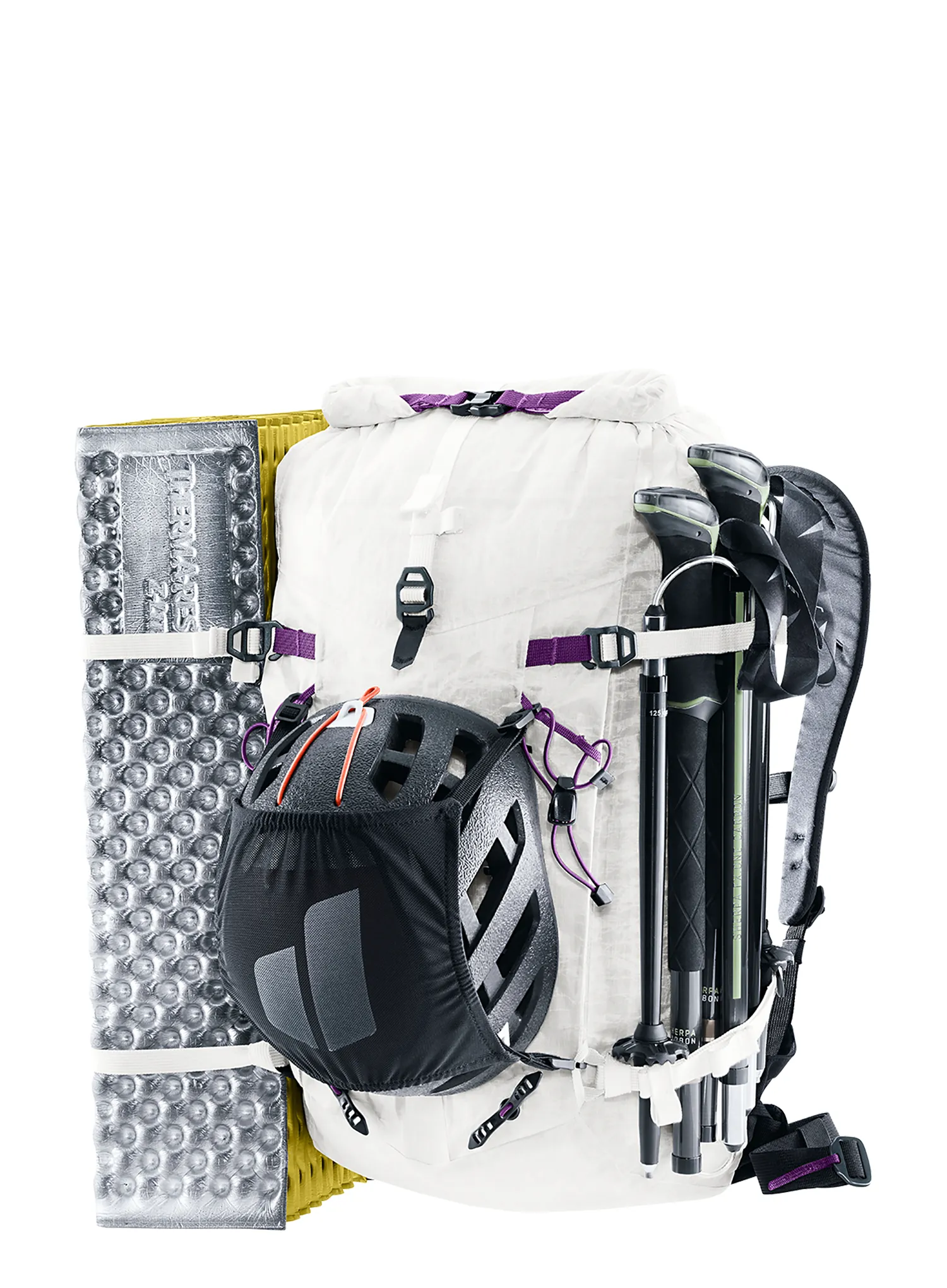Ženski planinarski ruksak Deuter Guide Ultra 24 SL - white/black