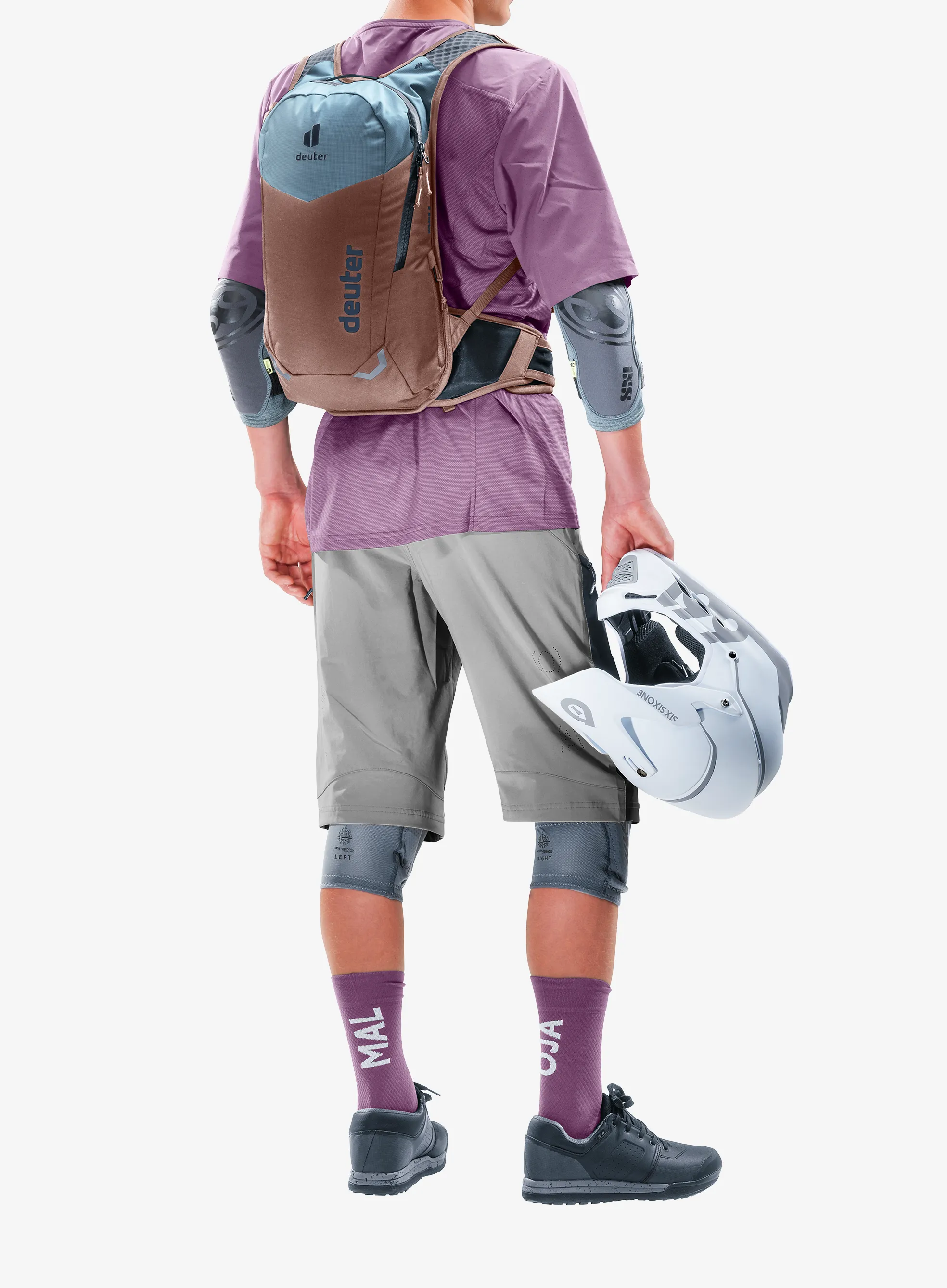 Biciklistički ruksak Deuter Hiline 14 - atlantic/raisin