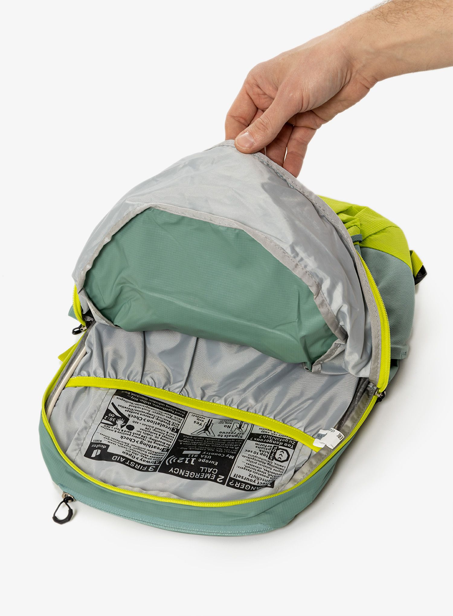 Planinarski ruksak Deuter Speed Lite 21 - jade/citrus