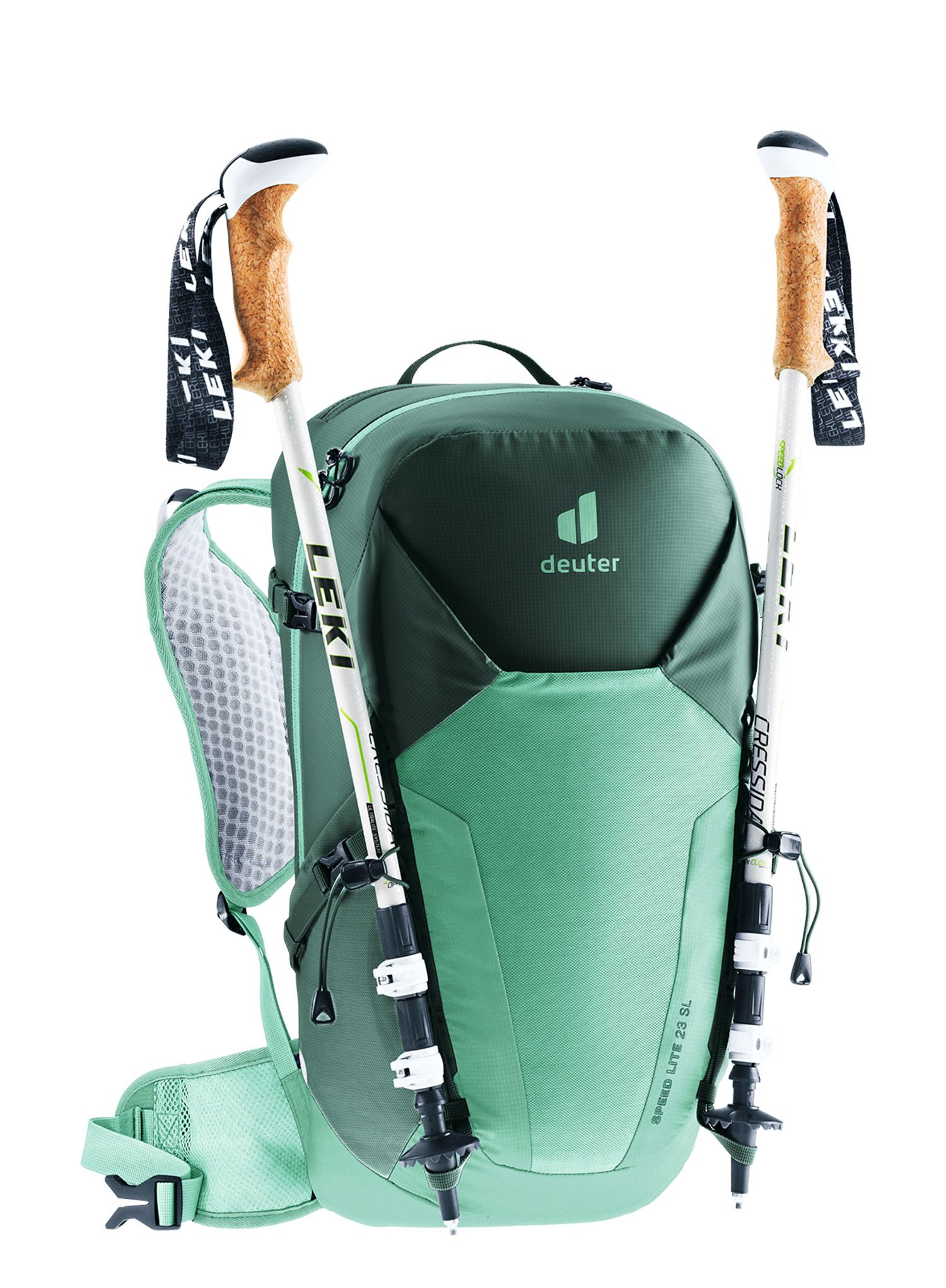 Ženski planinarski ruksak Deuter Speed Lite 23 SL - seagreen/spearmint