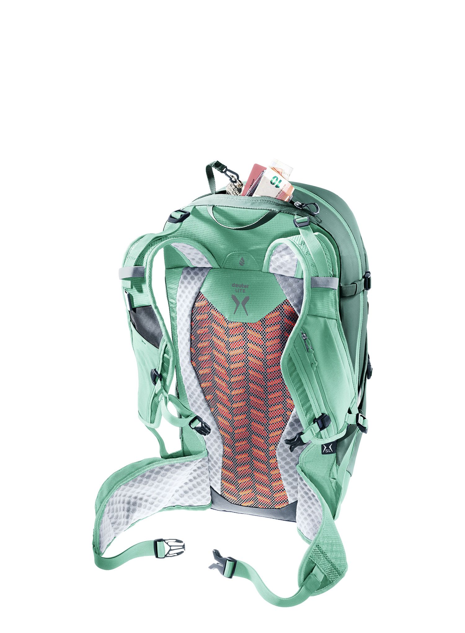 Ženski planinarski ruksak Deuter Speed Lite 23 SL - seagreen/spearmint