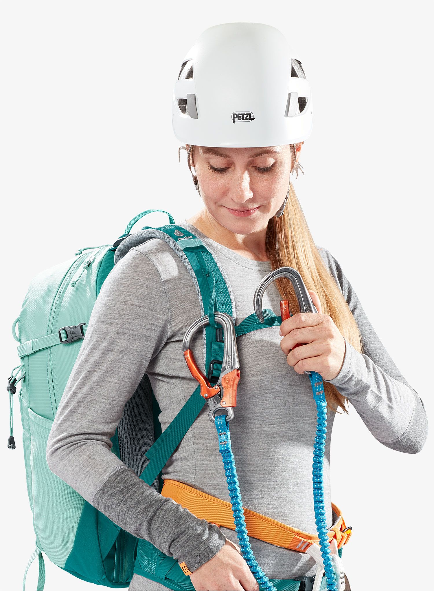 Ženski ruksak Deuter Trail 23 SL - glacier/deep sea