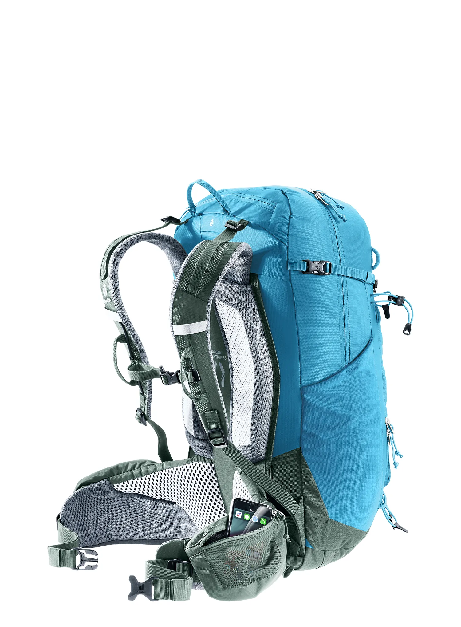 Planinarski ruksak Deuter Trail Pro 33 - wave/ivy