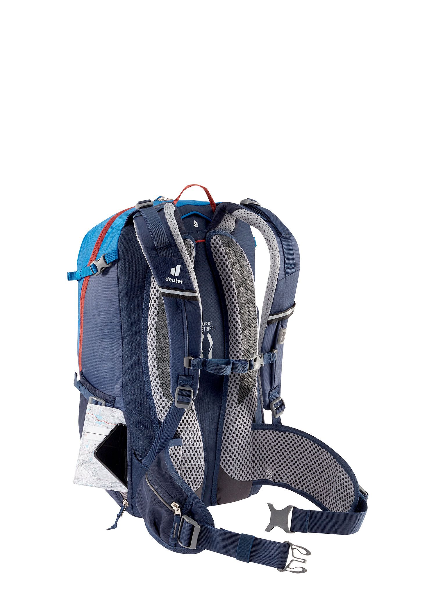 Biciklistički ruksak Deuter Trans Alpine 24 - lapis/navy