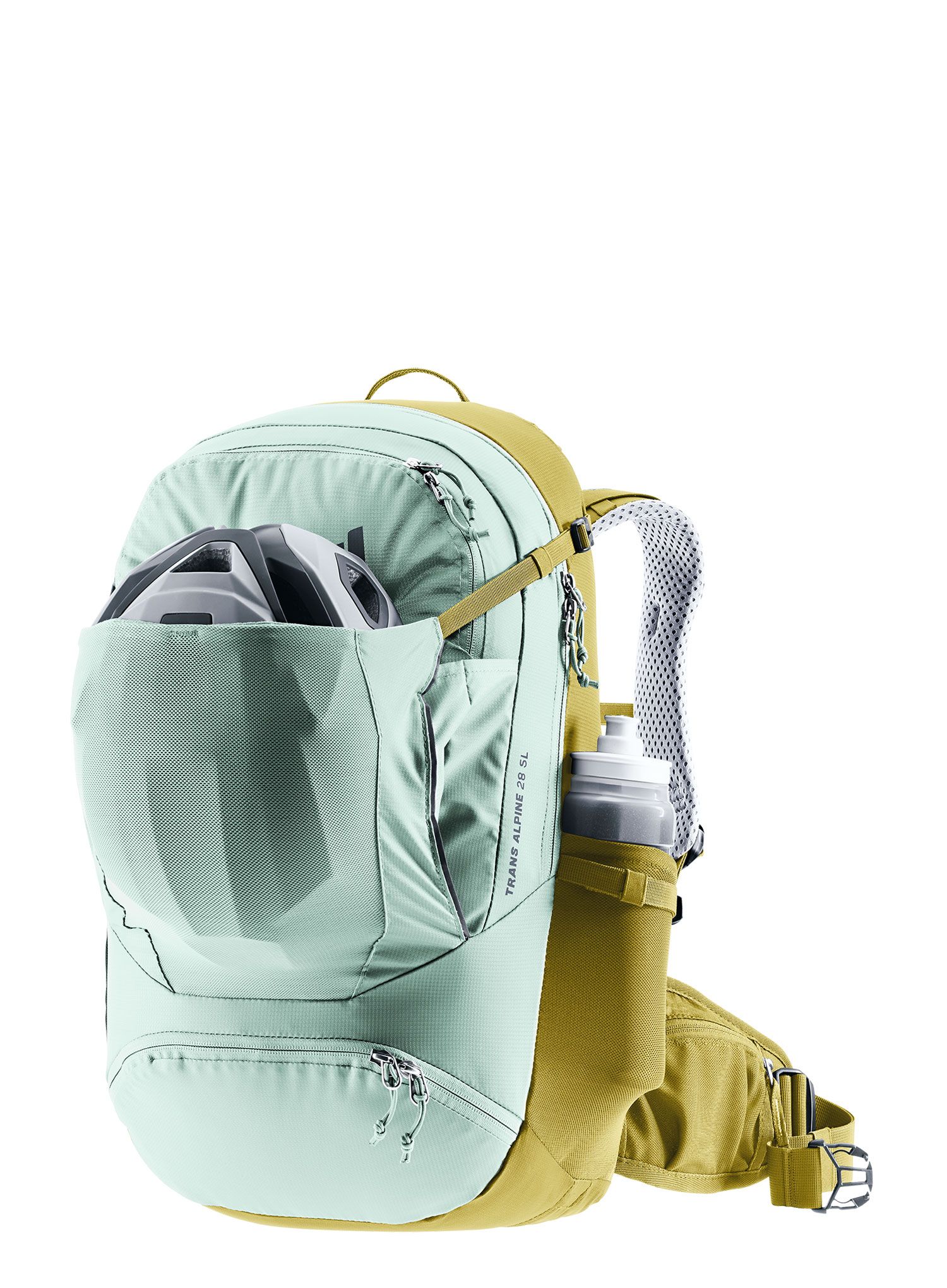 Ženski biciklistički ruksak Deuter Trans Alpine 28 SL - frost/linden
