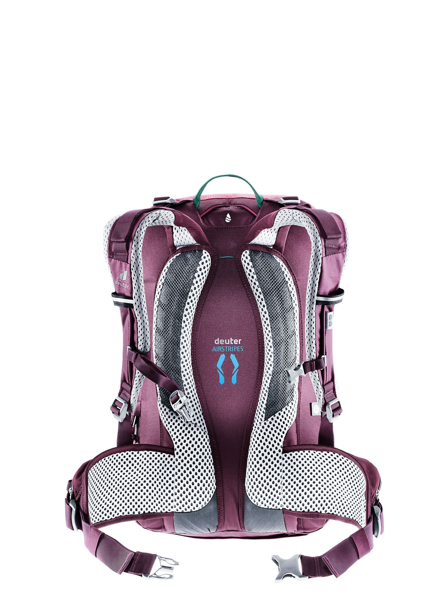 Ženski biciklistički ruksak Deuter Trans Alpine 28 SL - ruby/blackberry
