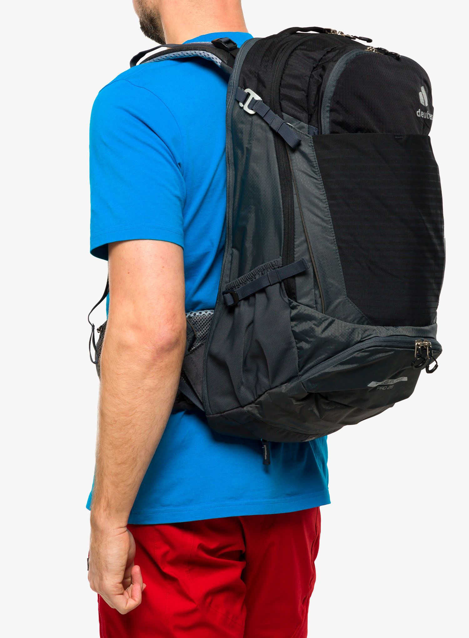 Biciklistički ruksak Deuter Trans Alpine Pro 28 - black/graphite