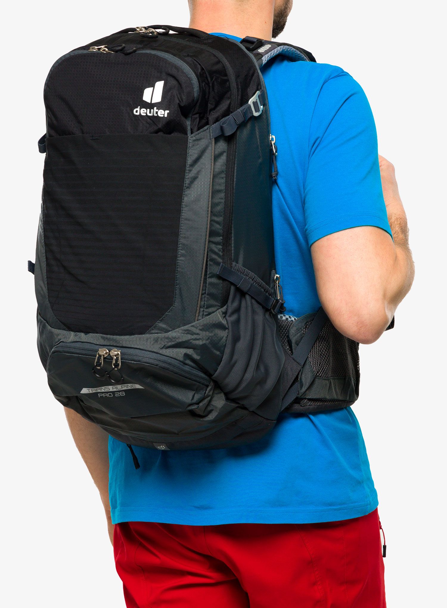 Biciklistički ruksak Deuter Trans Alpine Pro 28 - black/graphite