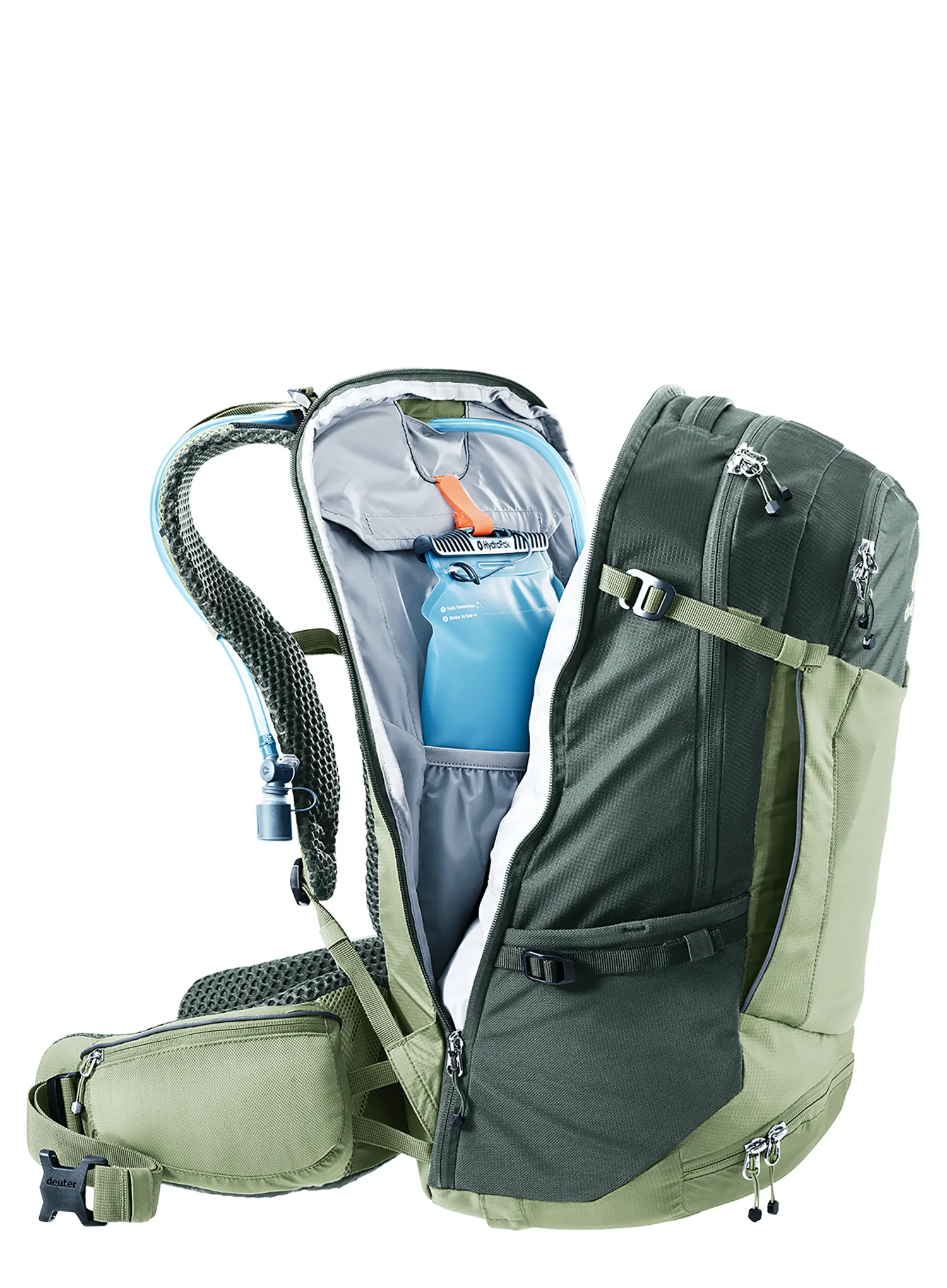 Biciklistički ruksak Deuter Trans Alpine Pro 28 - grove/ivy