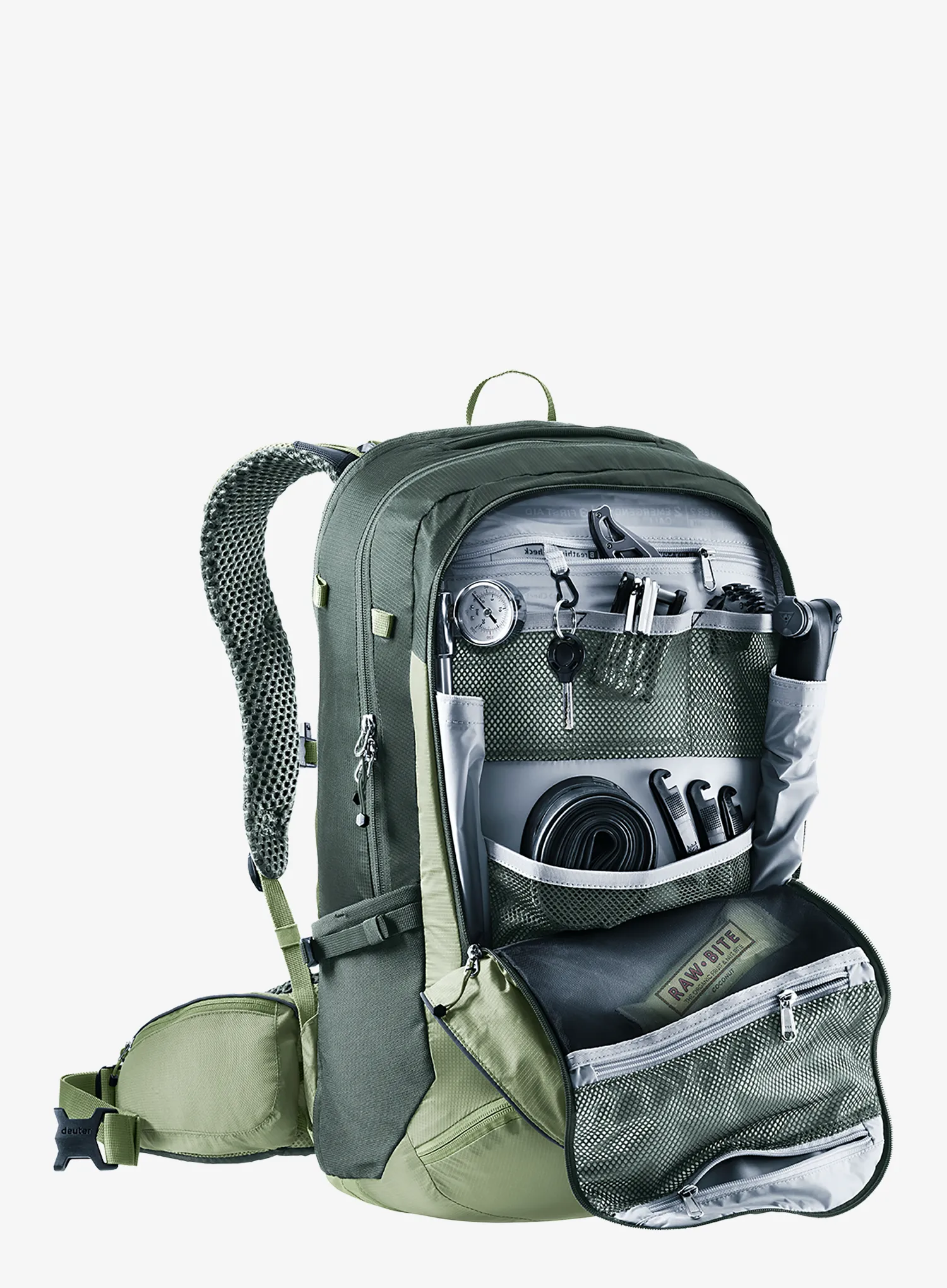 Biciklistički ruksak Deuter Trans Alpine Pro 28 - grove/ivy