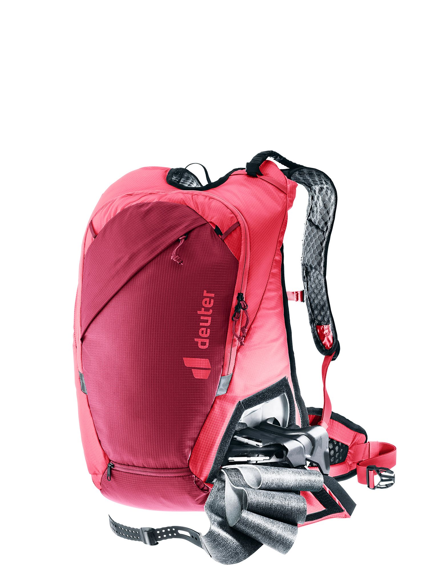 Ženski ruksak Deuter Updays 24 SL - ruby/hibiscus