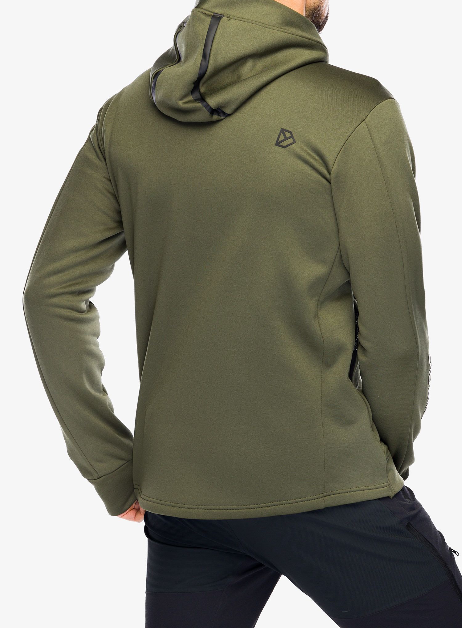 Dukserica s patentnim zatvaračem Didriksons Acke Full Zip 2 - deep green