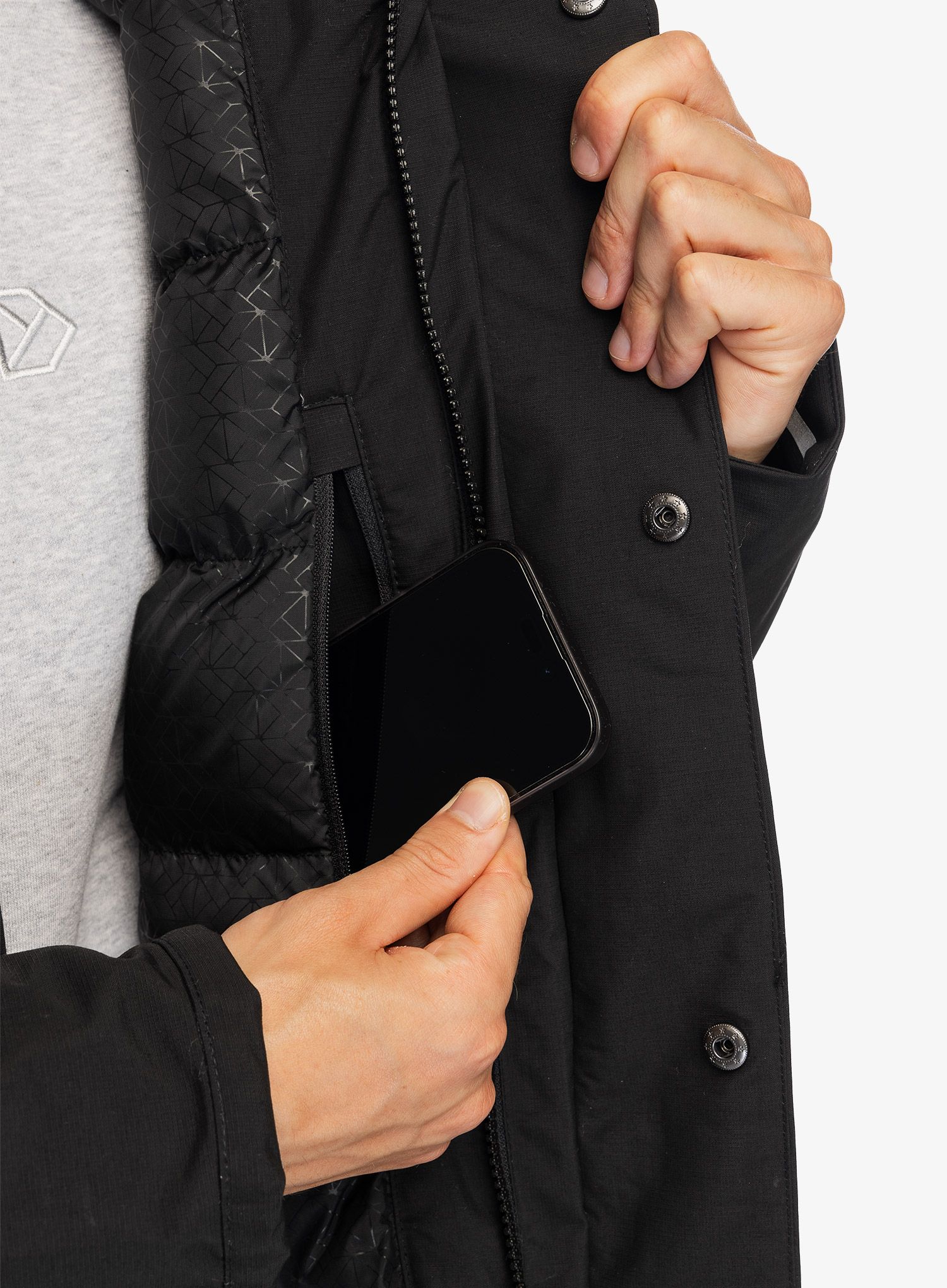 Kaput Didriksons Akilles Parka - black