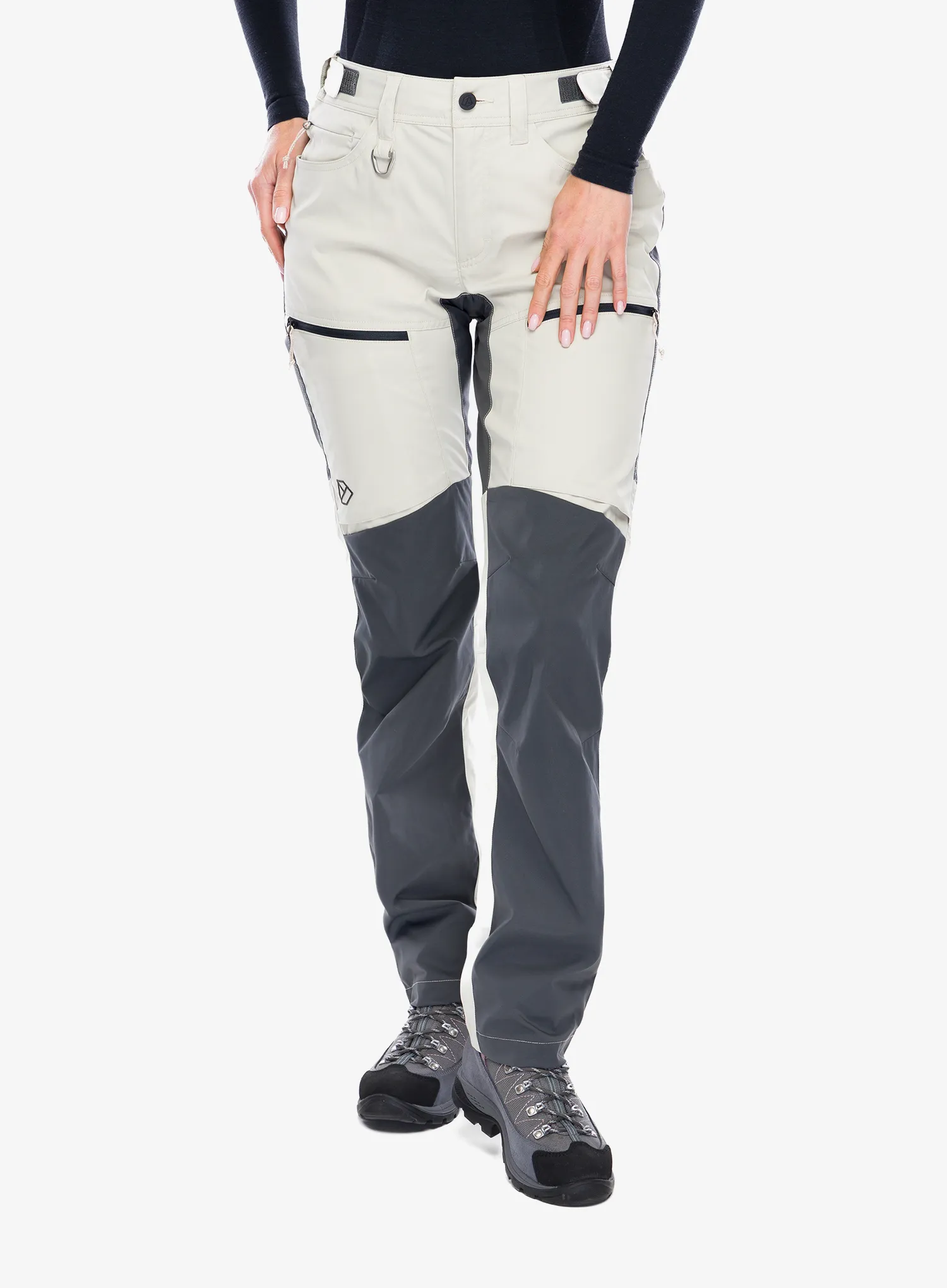 Ženske planinarske hlače Didriksons Ara Pants 2 - light beige