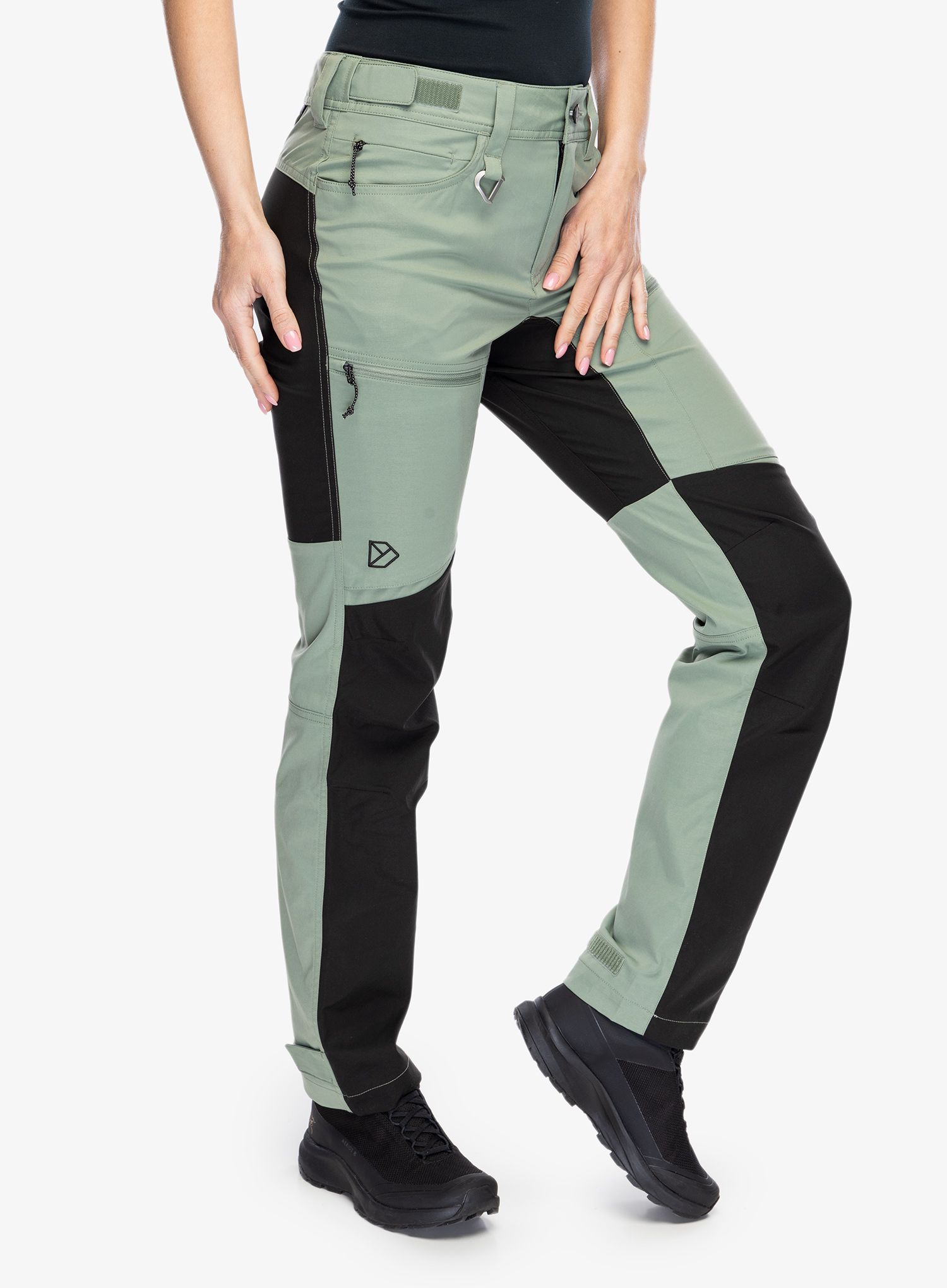 Ženske hlače Didriksons Ara Pants - light moss