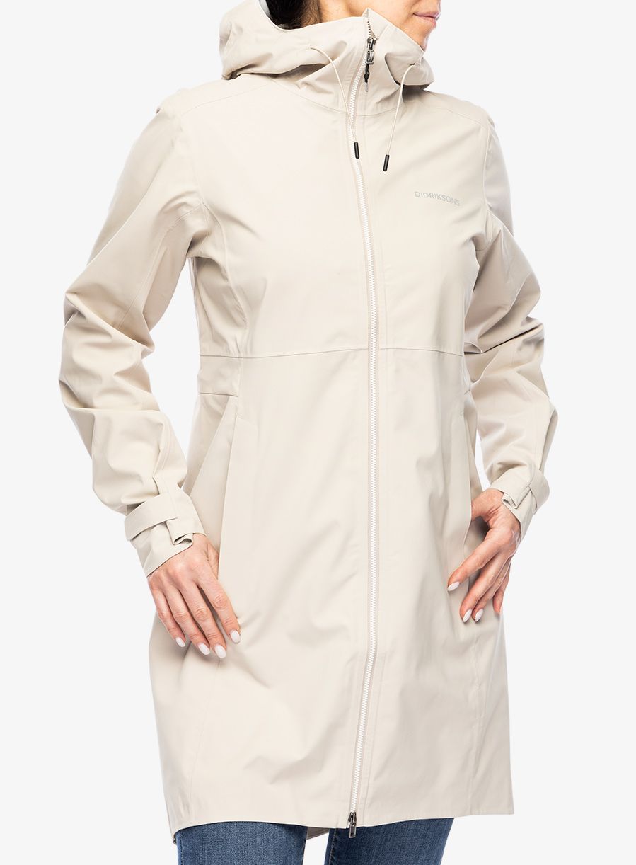 Ženski kaput Didriksons Bea Parka 6 - clay beige
