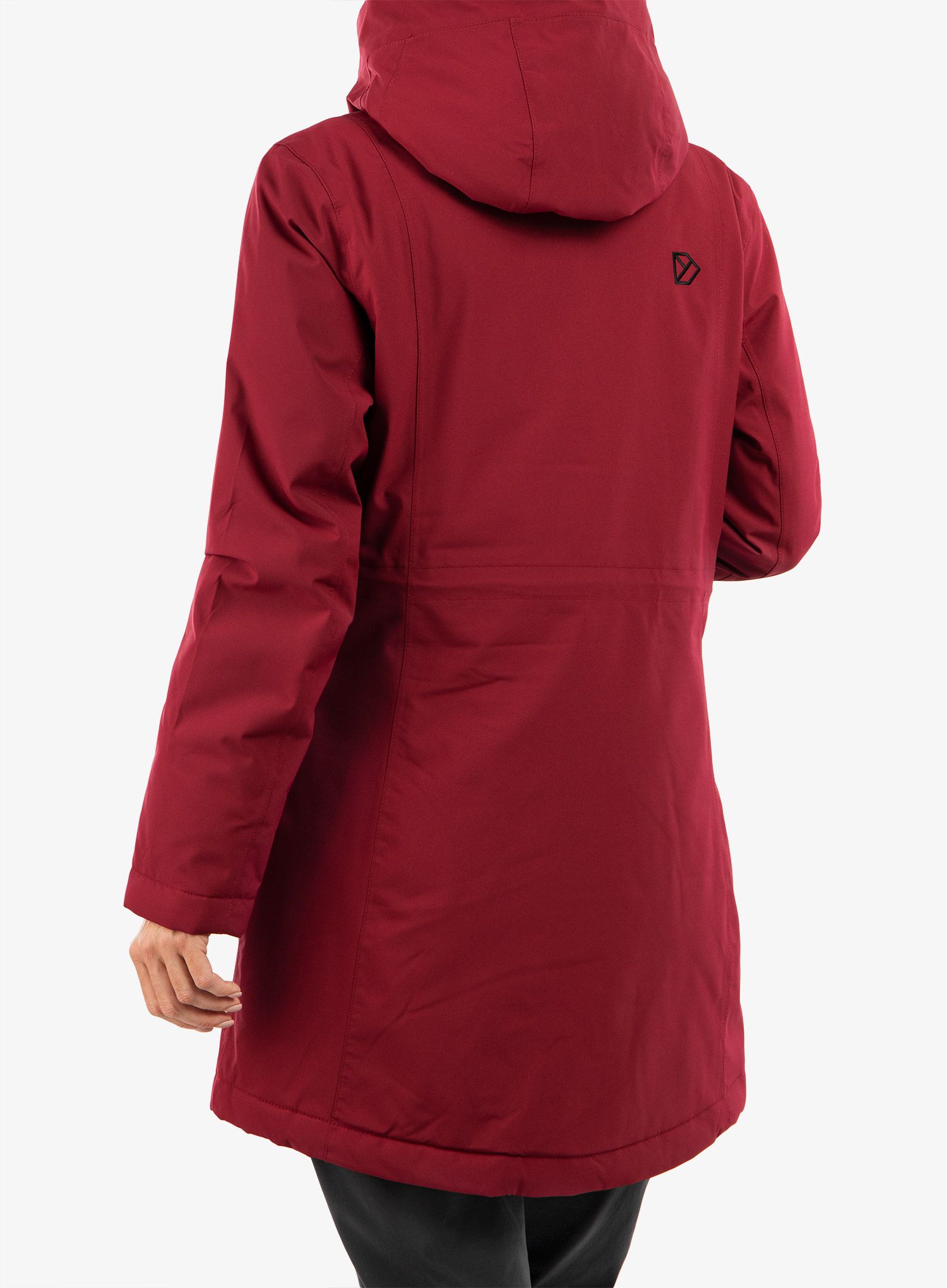 Ženski kaput Didriksons Cajsa Parka 4 - ruby red
