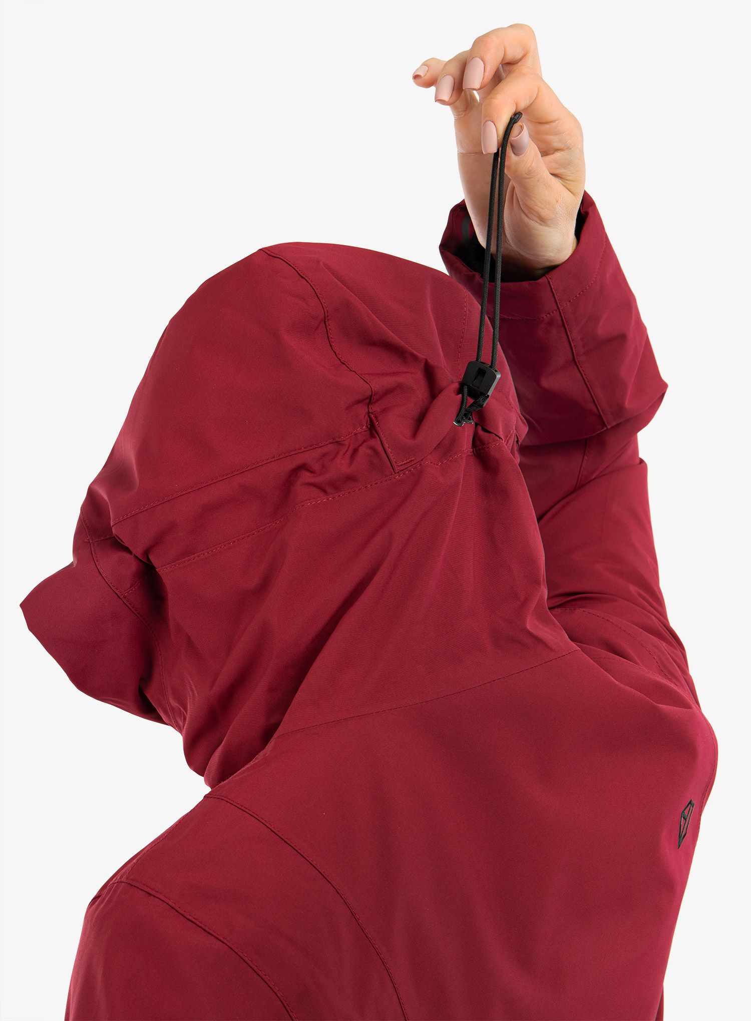 Ženski kaput Didriksons Cajsa Parka 4 - ruby red