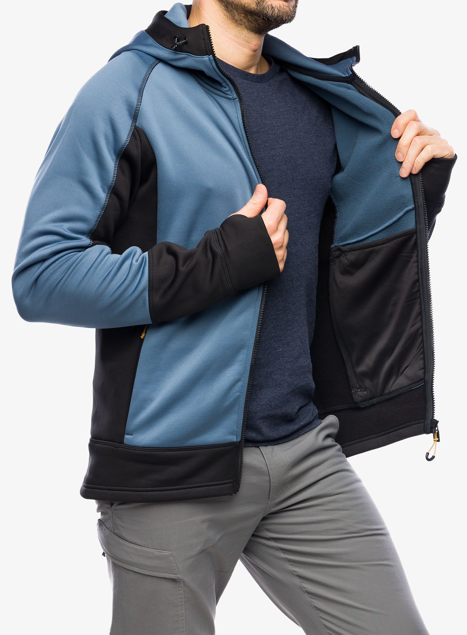 Jakna od flisa Didriksons Eros Jacket - true blue