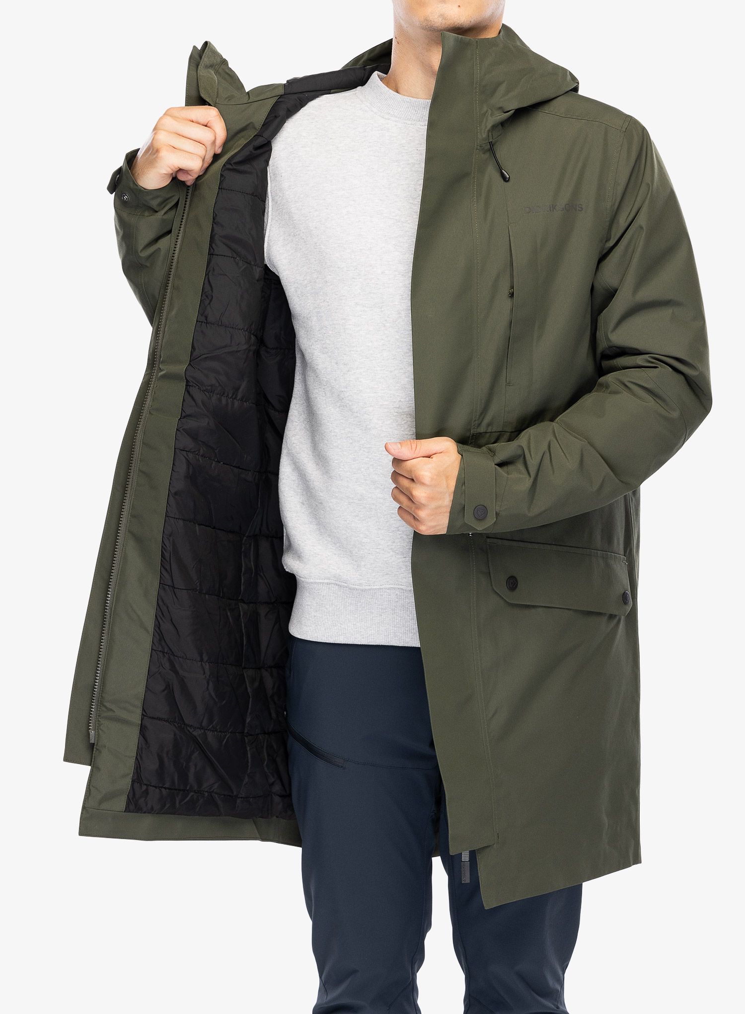 Kaput Didriksons Falke Parka - deep green