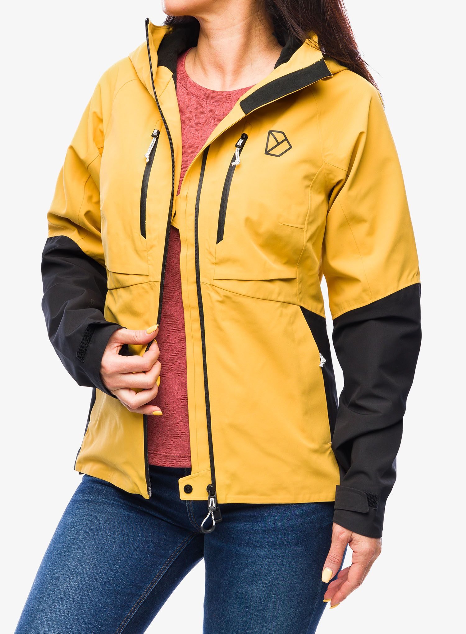 Ženska kišna jakna Didriksons Indus Jacket 2 - mustard