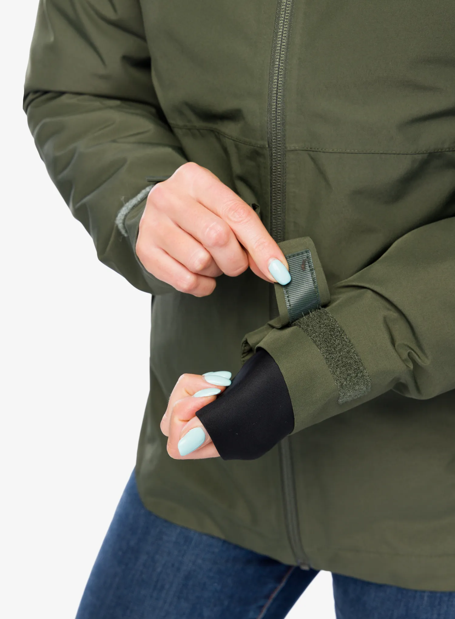 Jakna s postavom ženska Didriksons Jennie Jacket 2 - deep green