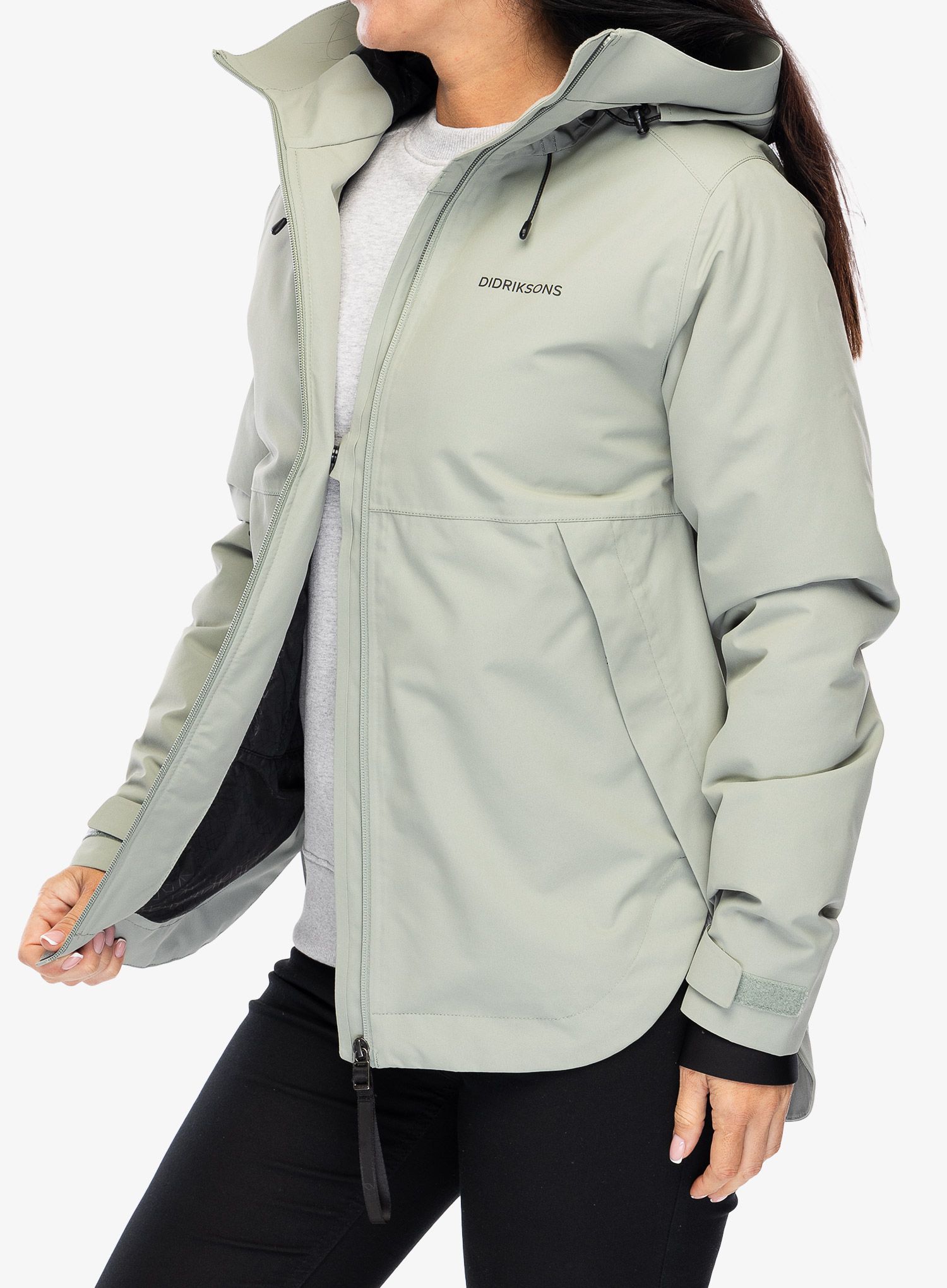 Jakna s postavom ženska Didriksons Jennie Jacket 2 - wilted leaf