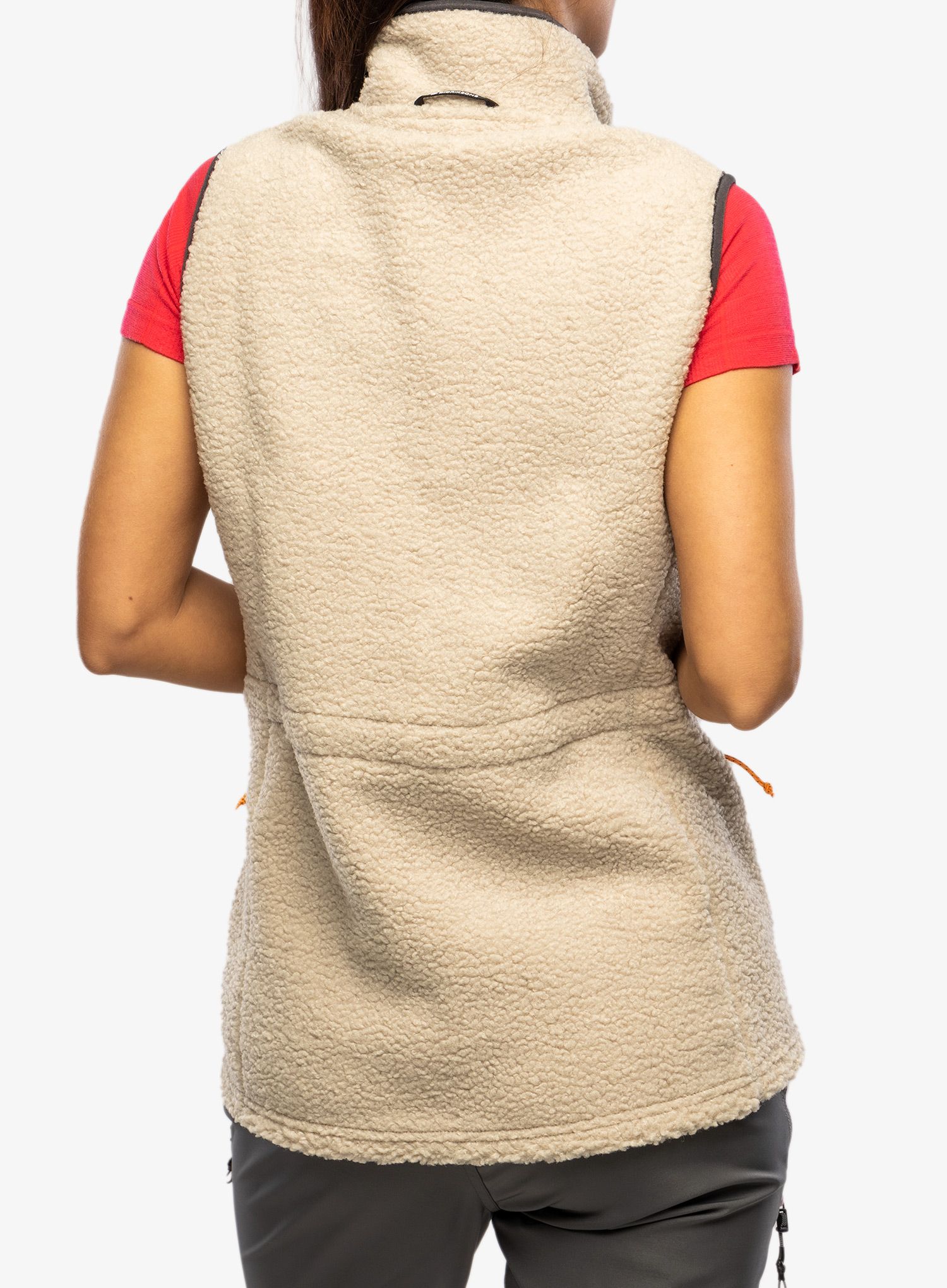 Ženski prsluk Didriksons Libra Vest - light beige