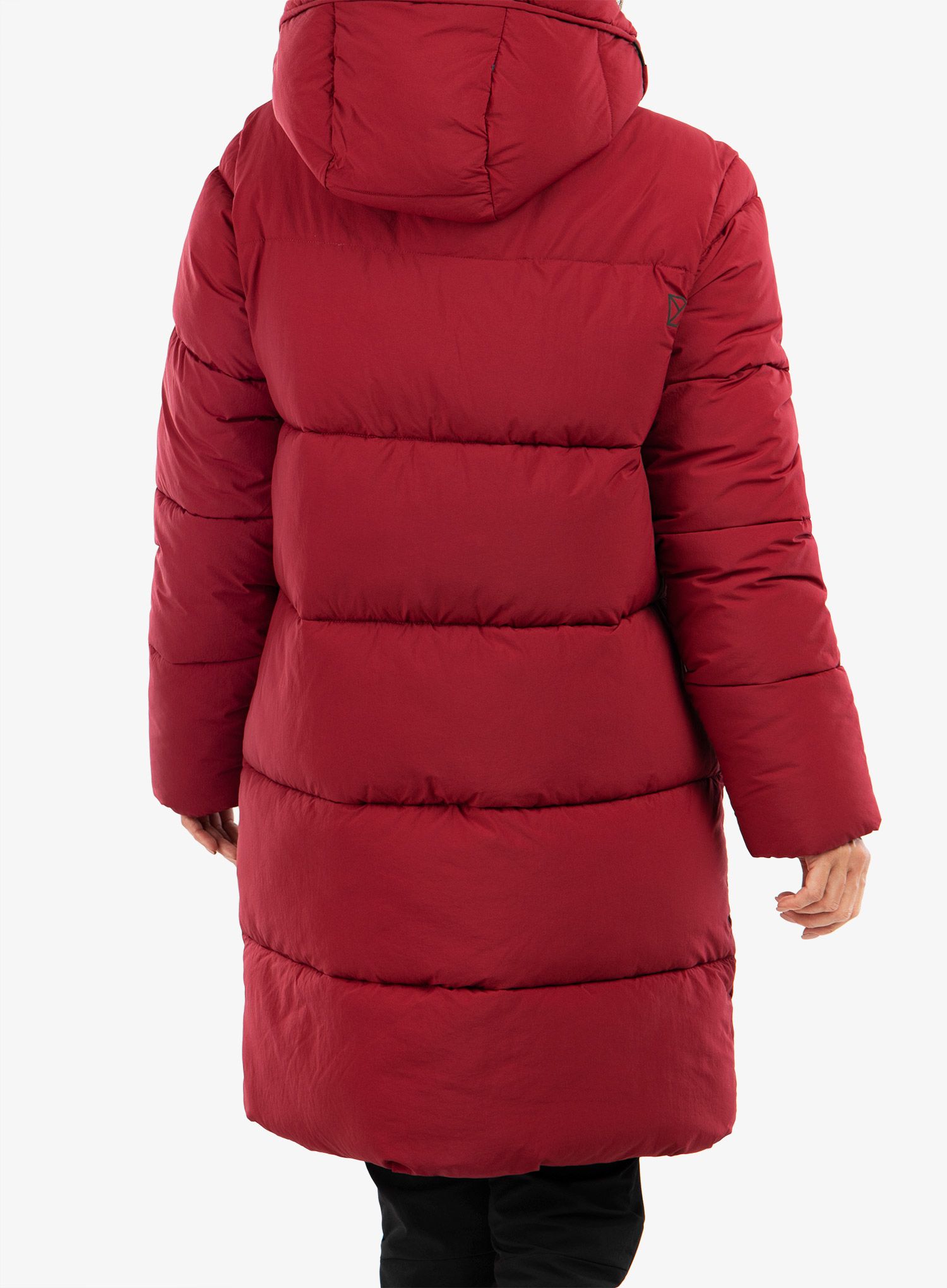 Ženski kaput Didriksons Nomi Parka 2 - ruby red
