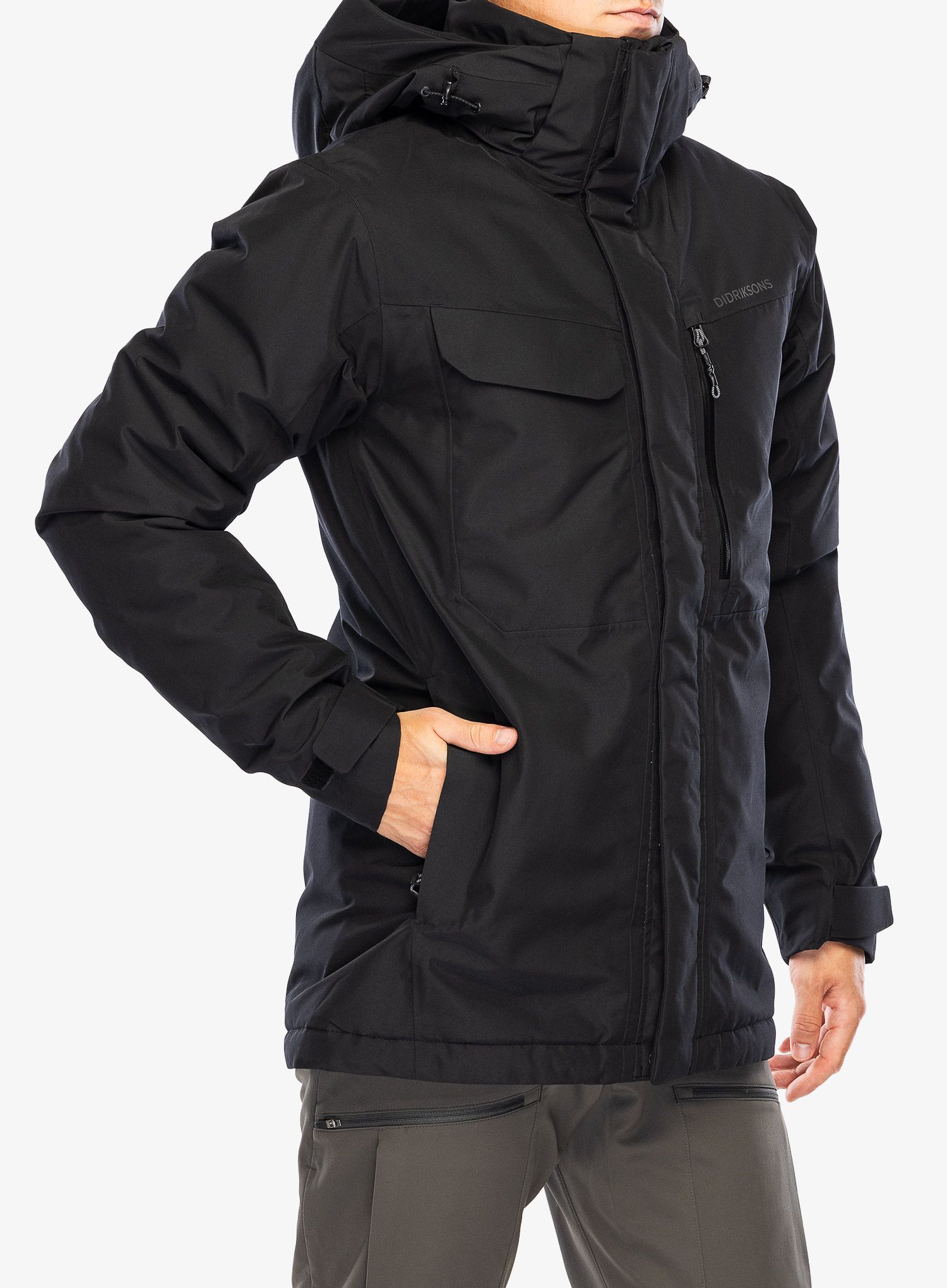 Jakna s postavom Didriksons Stefan Jacket - black