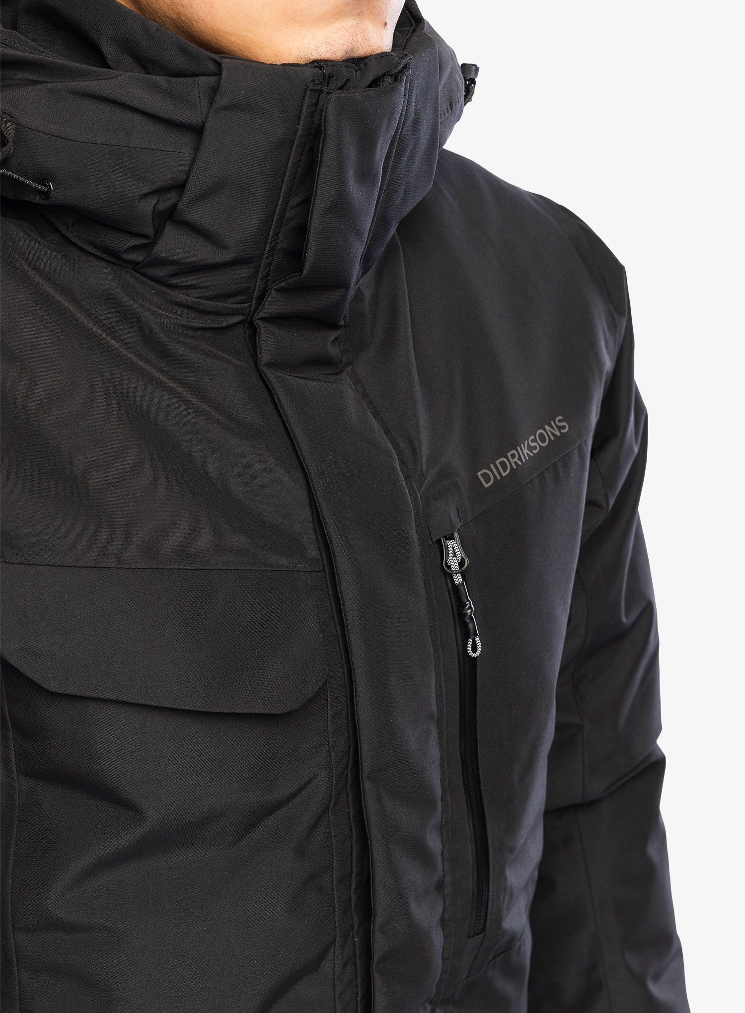 Jakna s postavom Didriksons Stefan Jacket - black