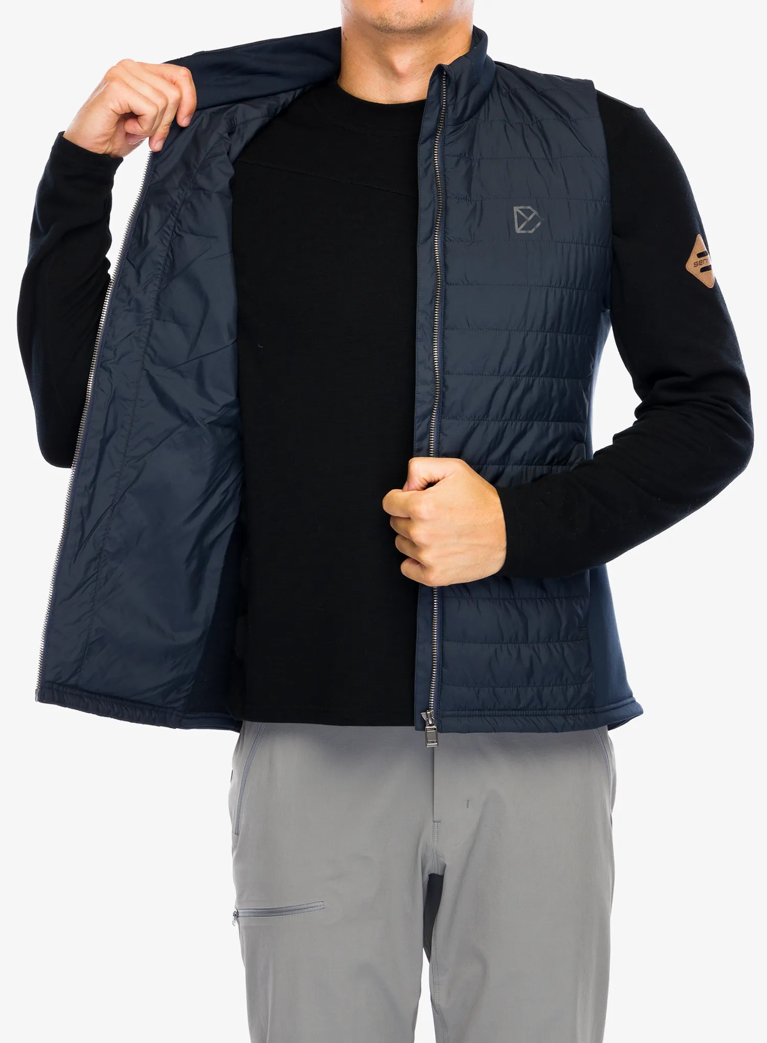 Prsluk Didriksons Ubbe Vest 4 - navy