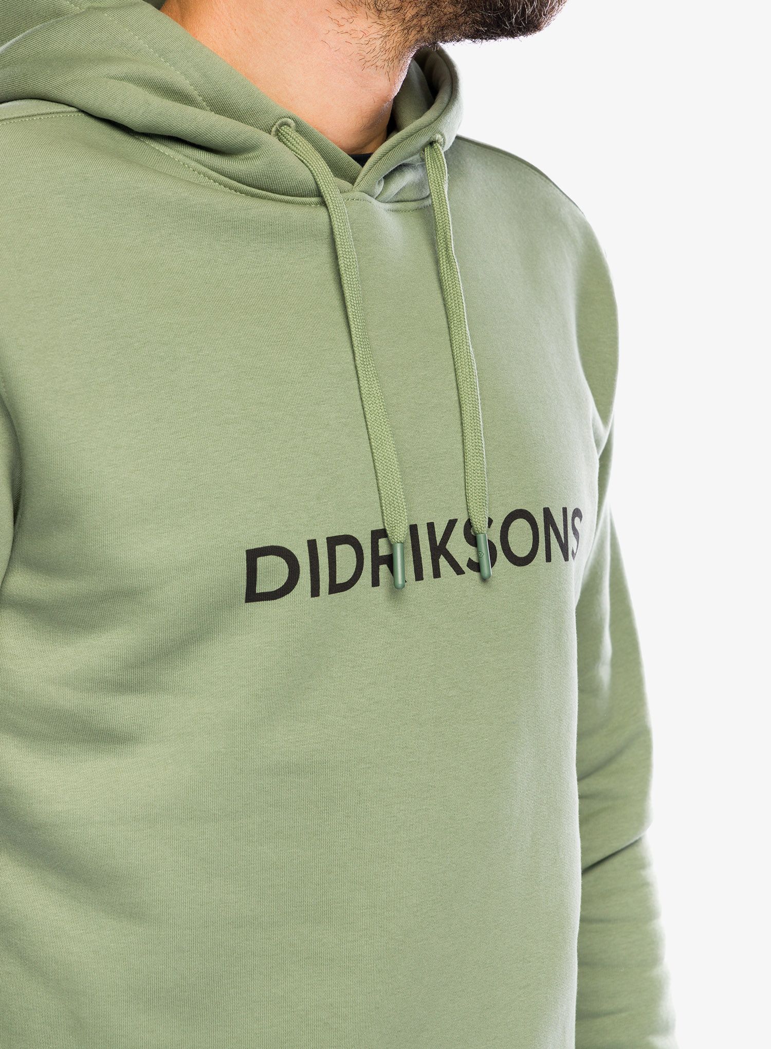 Majica s kapuljačom Didriksons Ven Hoodie Didriksons - light moss
