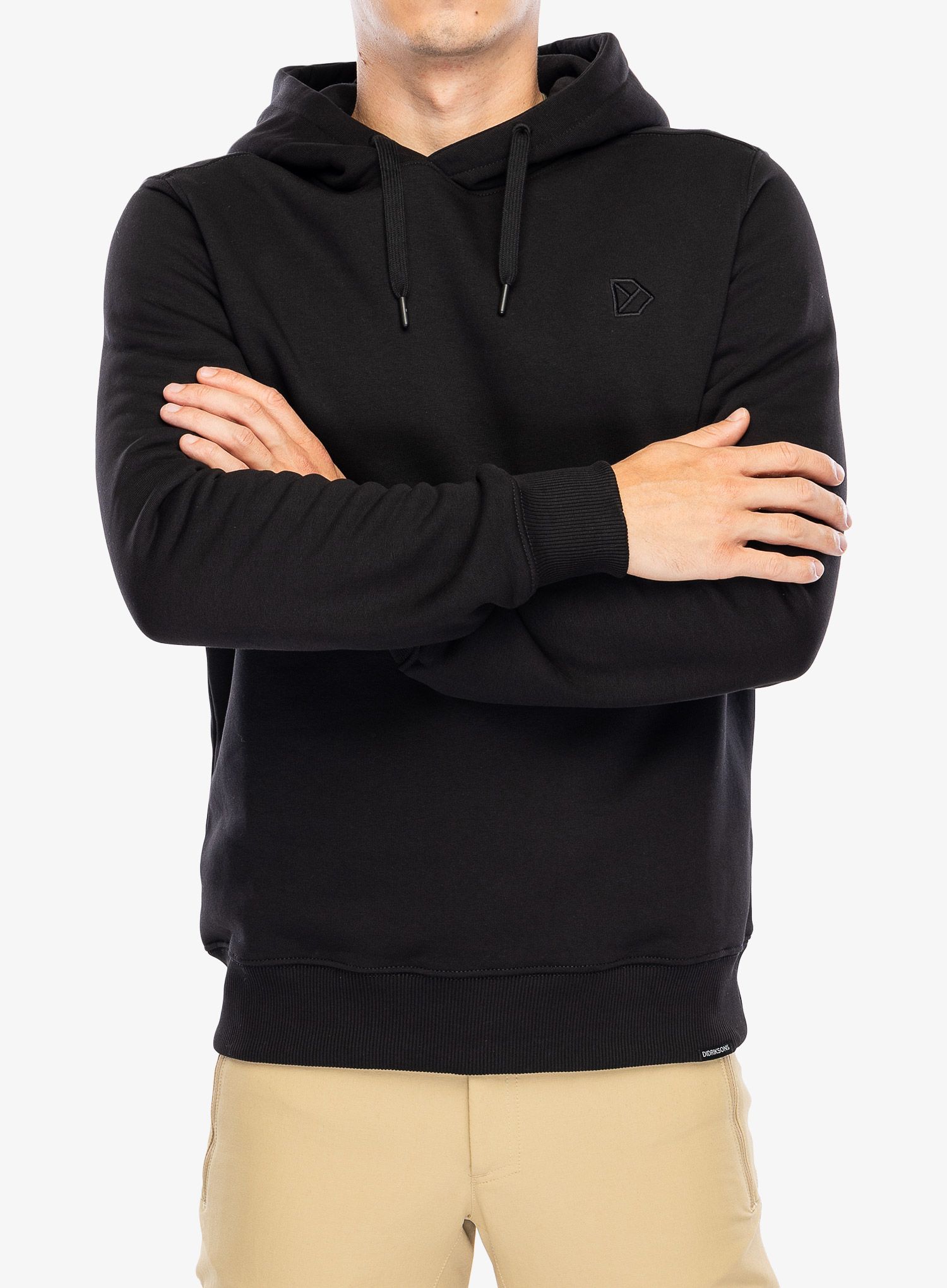 Majica s kapuljačom Didriksons Ven Hoodie Lands - black