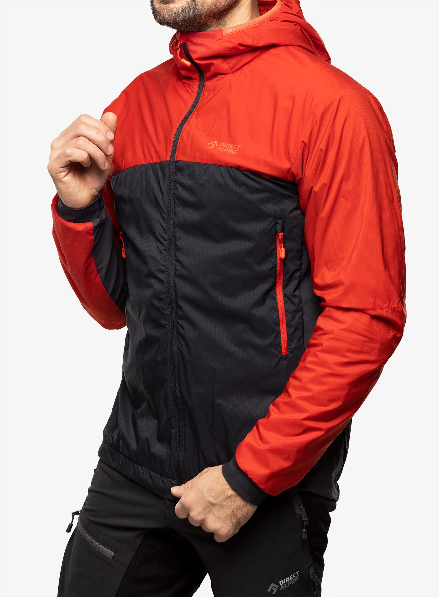 Jakna s postavom Direct Alpine Alpha Jacket - brick/anthracite