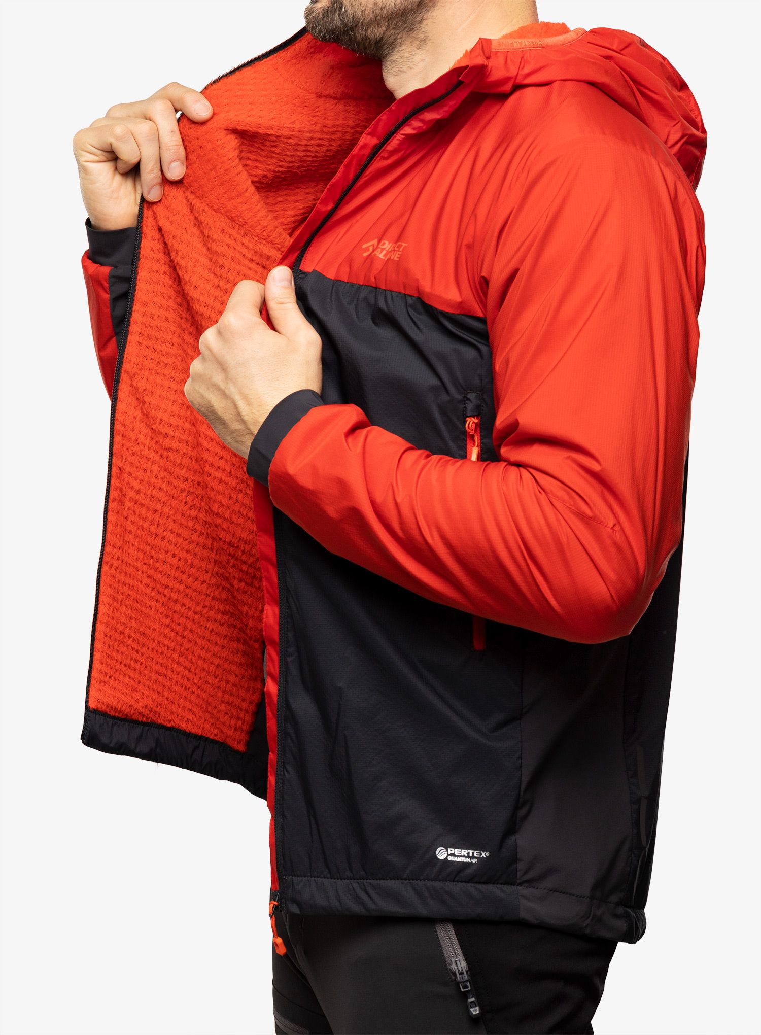 Jakna s postavom Direct Alpine Alpha Jacket - brick/anthracite
