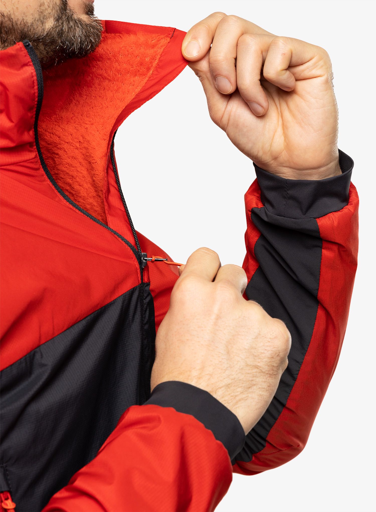 Jakna s postavom Direct Alpine Alpha Jacket - brick/anthracite