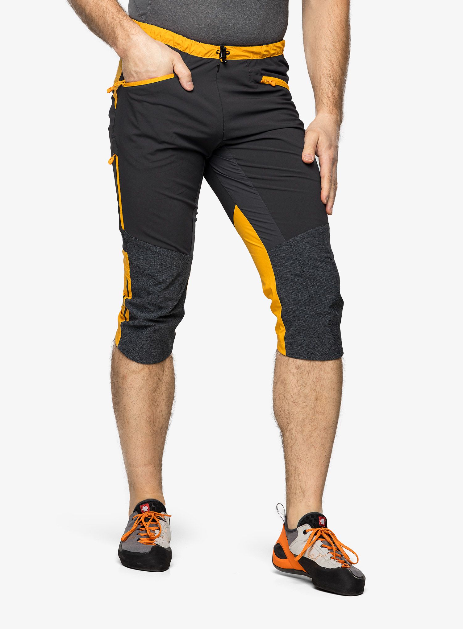 Kratke hlače 3/4 Direct Alpine Ascent Light 3/4 - anthracite/mango