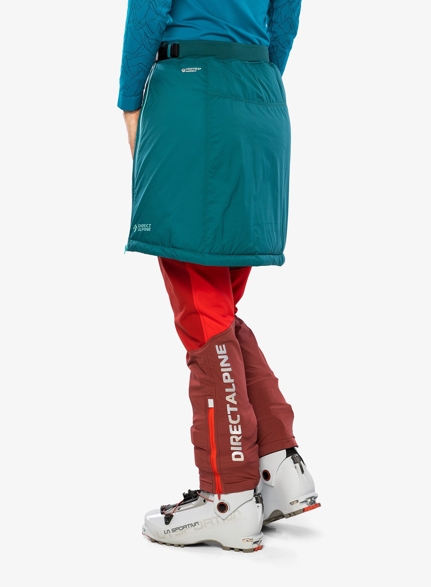 Suknja s postavom Direct Alpine Betty Lady - emerald