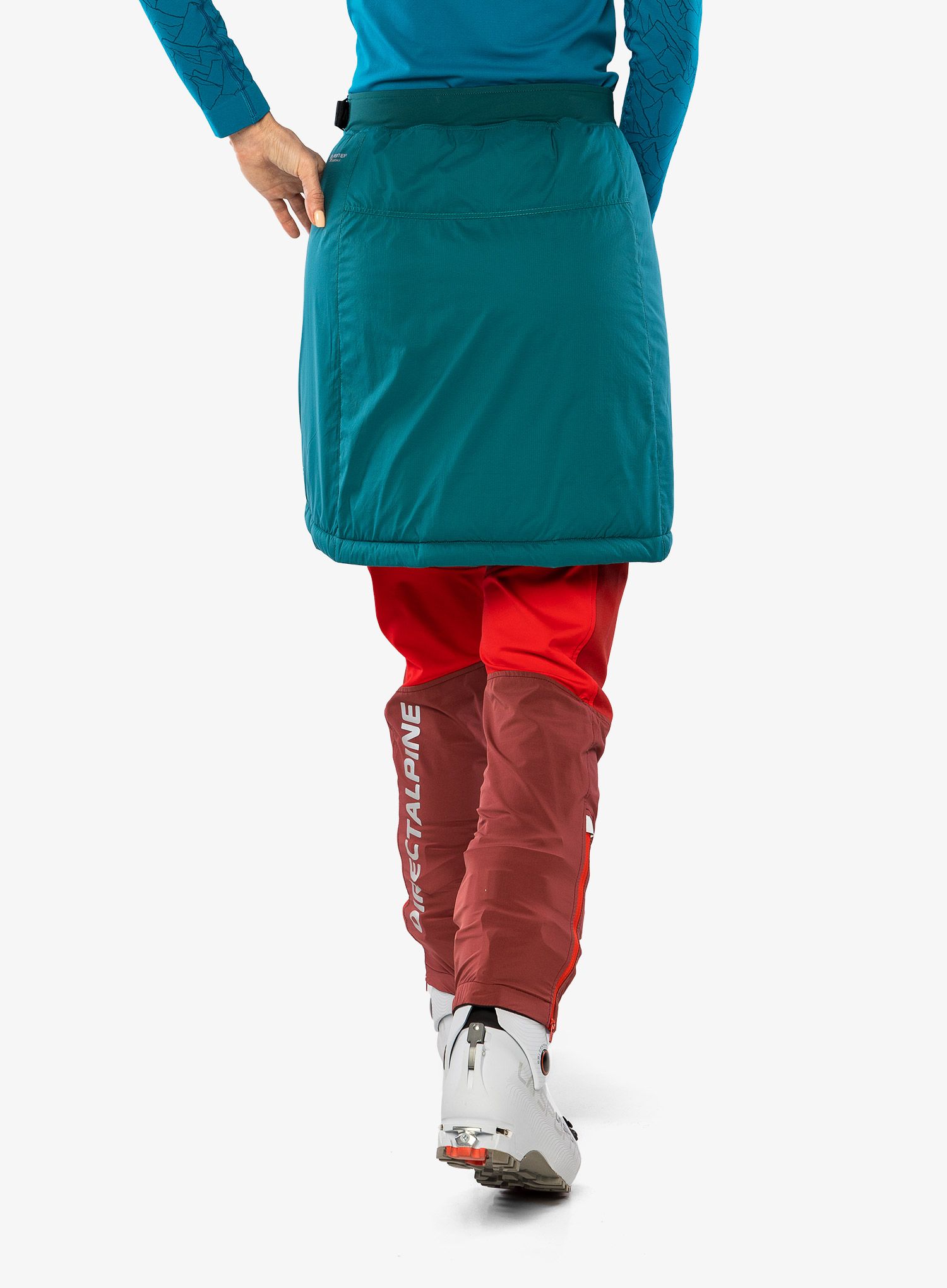Suknja s postavom Direct Alpine Betty Lady - emerald