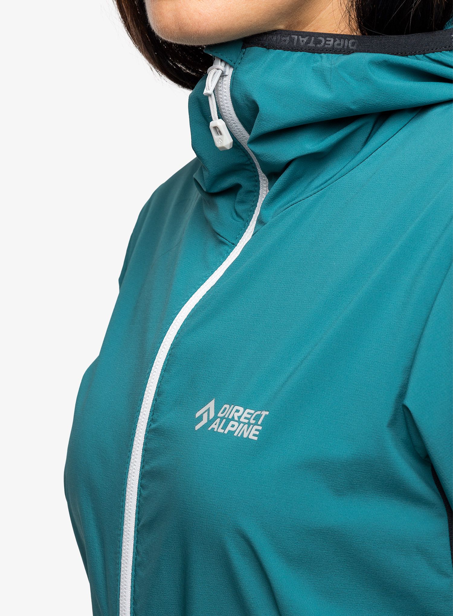Ženska softshell jakna Direct Alpine Brenta Lady - emerald/grey