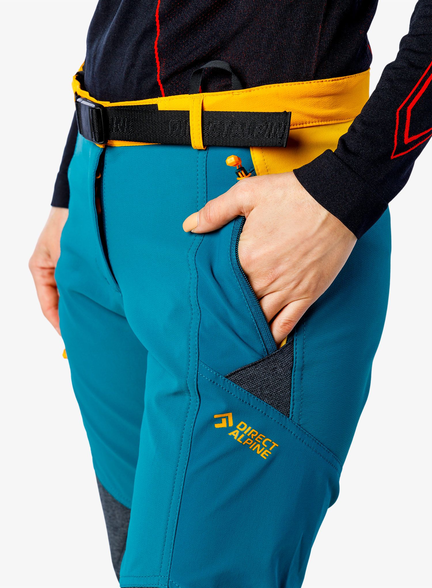 Ženske hlače Direct Alpine Cascade Lady - emerald/mango